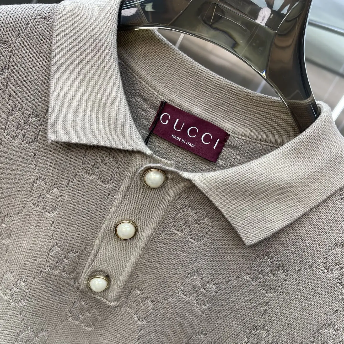 GG Monogram Ombré Polo Sweater D22523361 — view 6