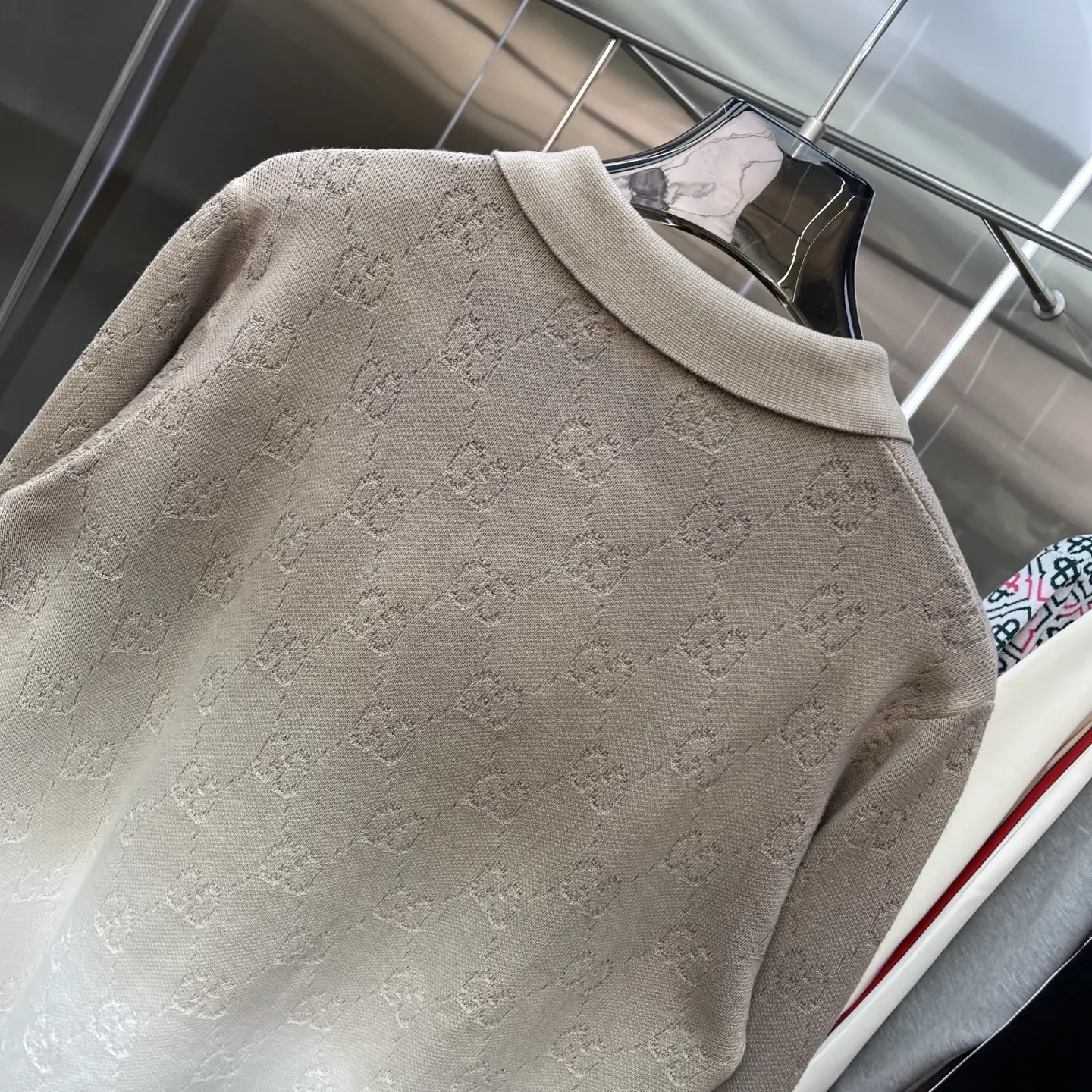 GG Monogram Ombré Polo Sweater D22523361 — view 9