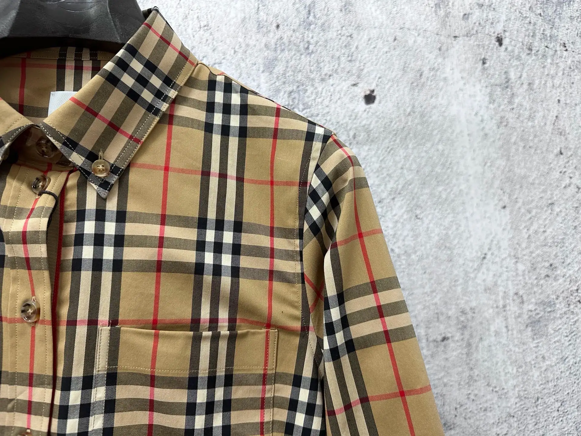 Classic Check Cotton Twill Shirt D22523577 — view 3