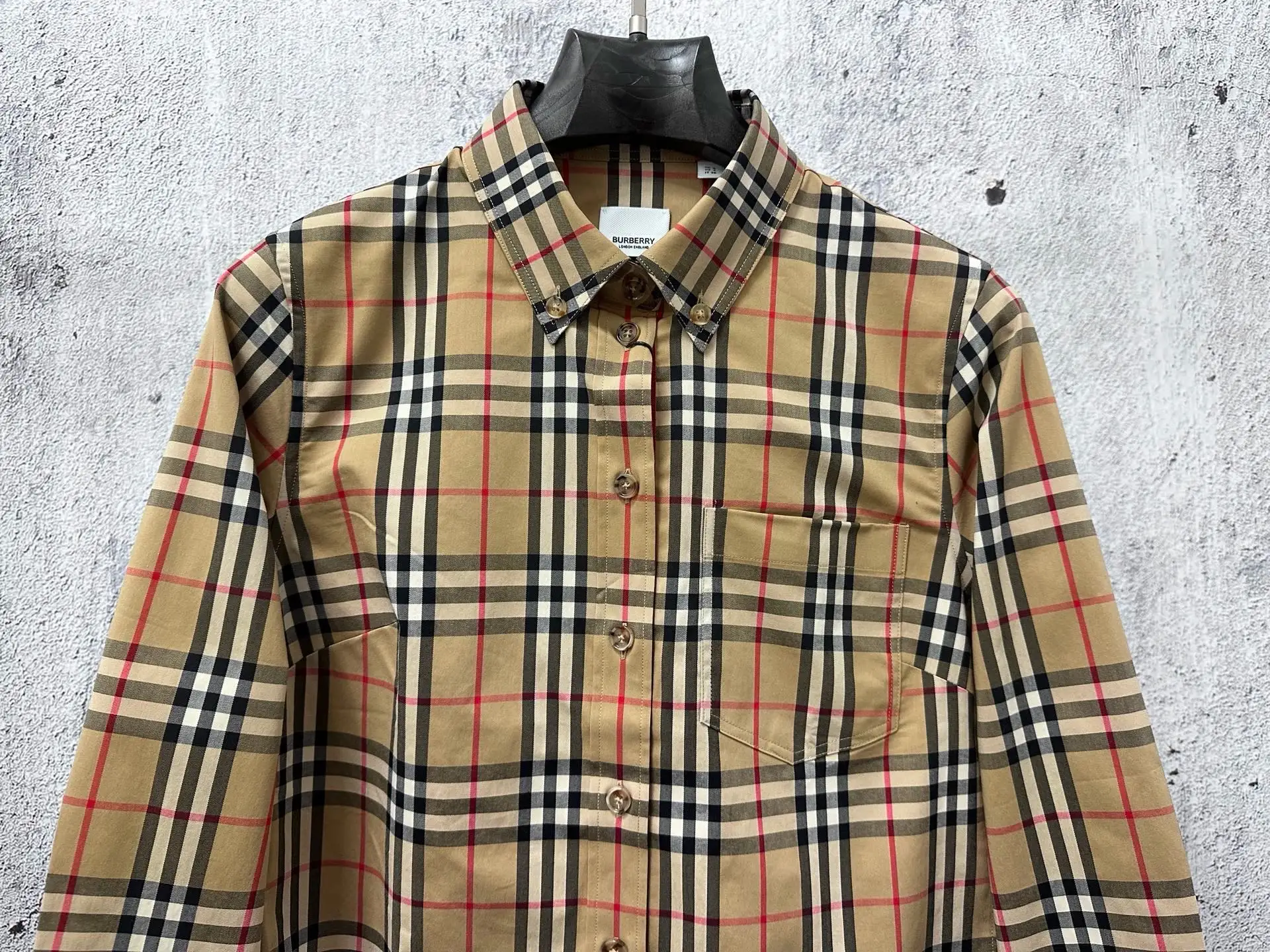 Classic Check Cotton Twill Shirt D22523577 — view 5