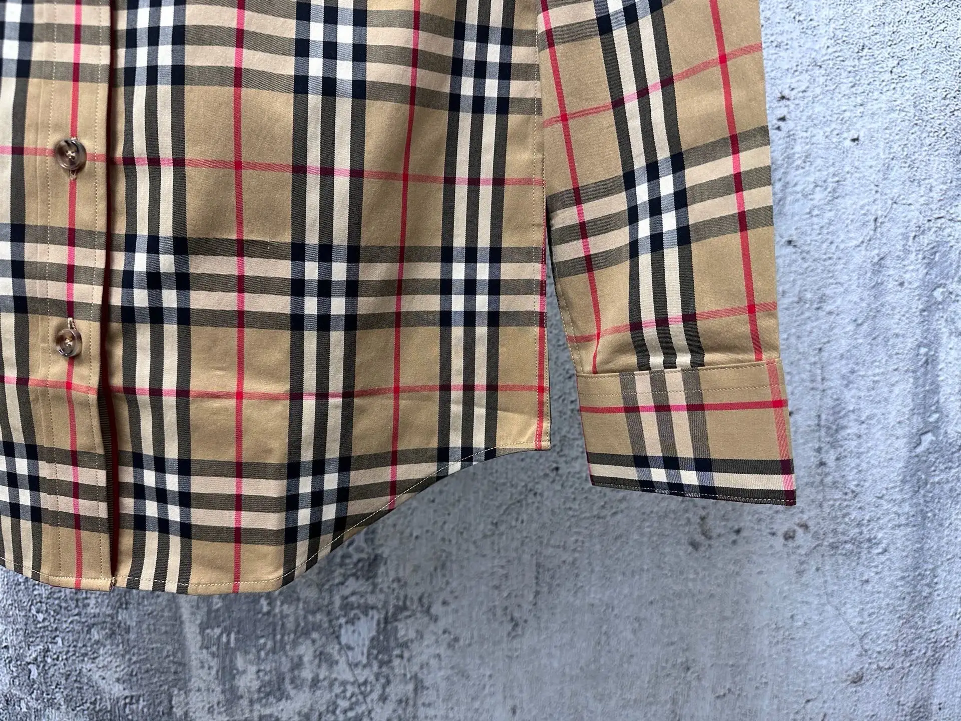 Classic Check Cotton Twill Shirt D22523577 — view 6