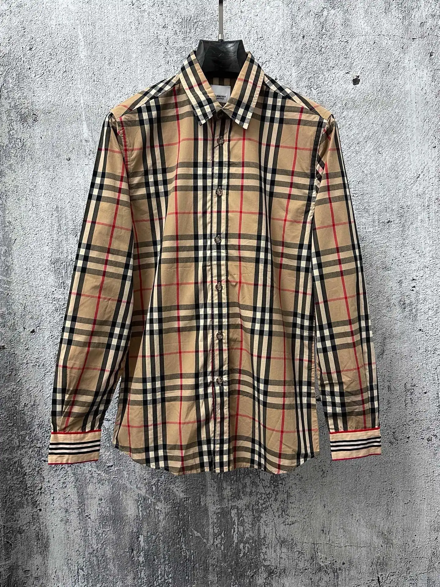 Vintage Check Cotton Twill Shirt D22523581