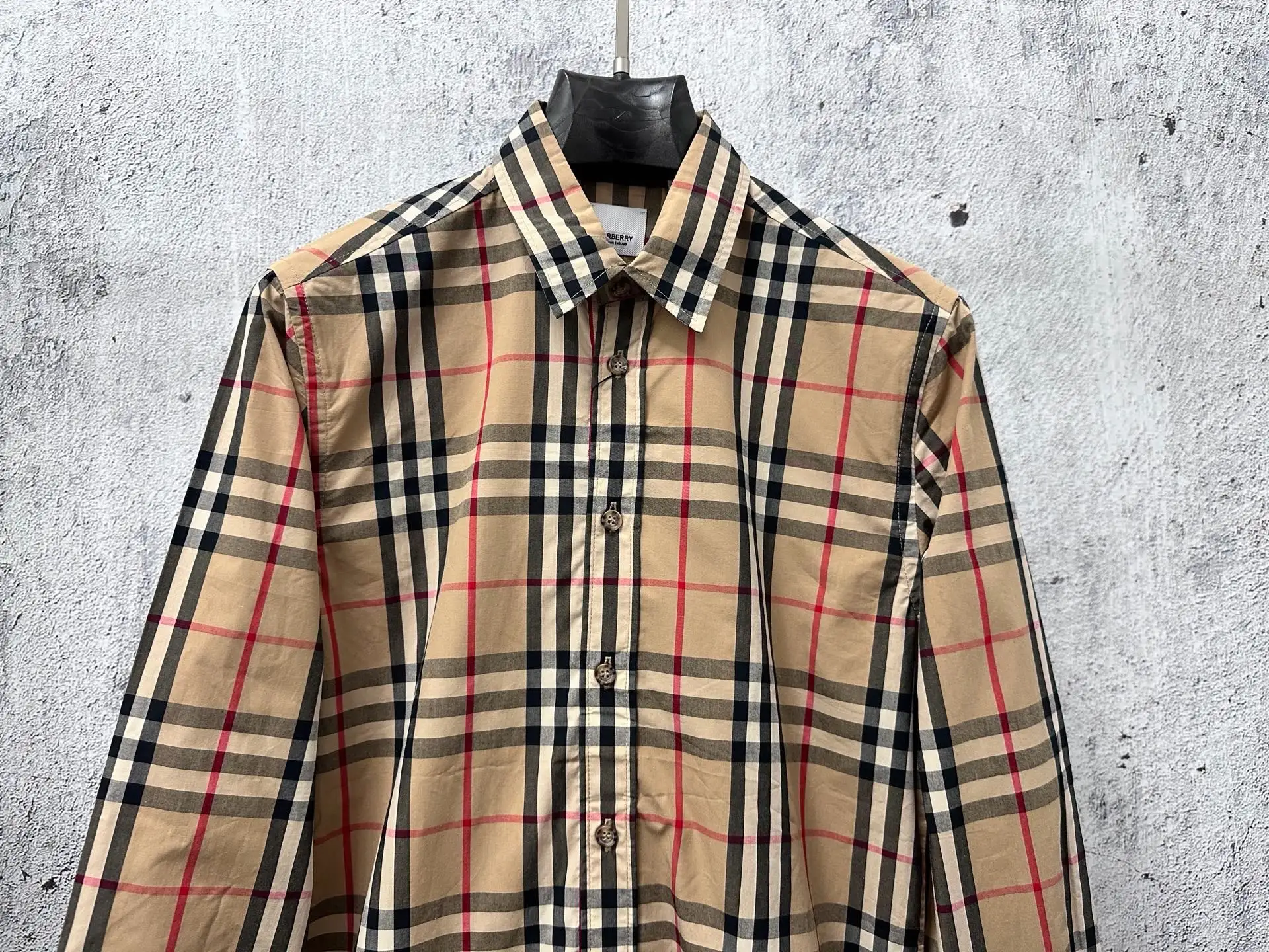 Vintage Check Cotton Twill Shirt D22523581 — view 5