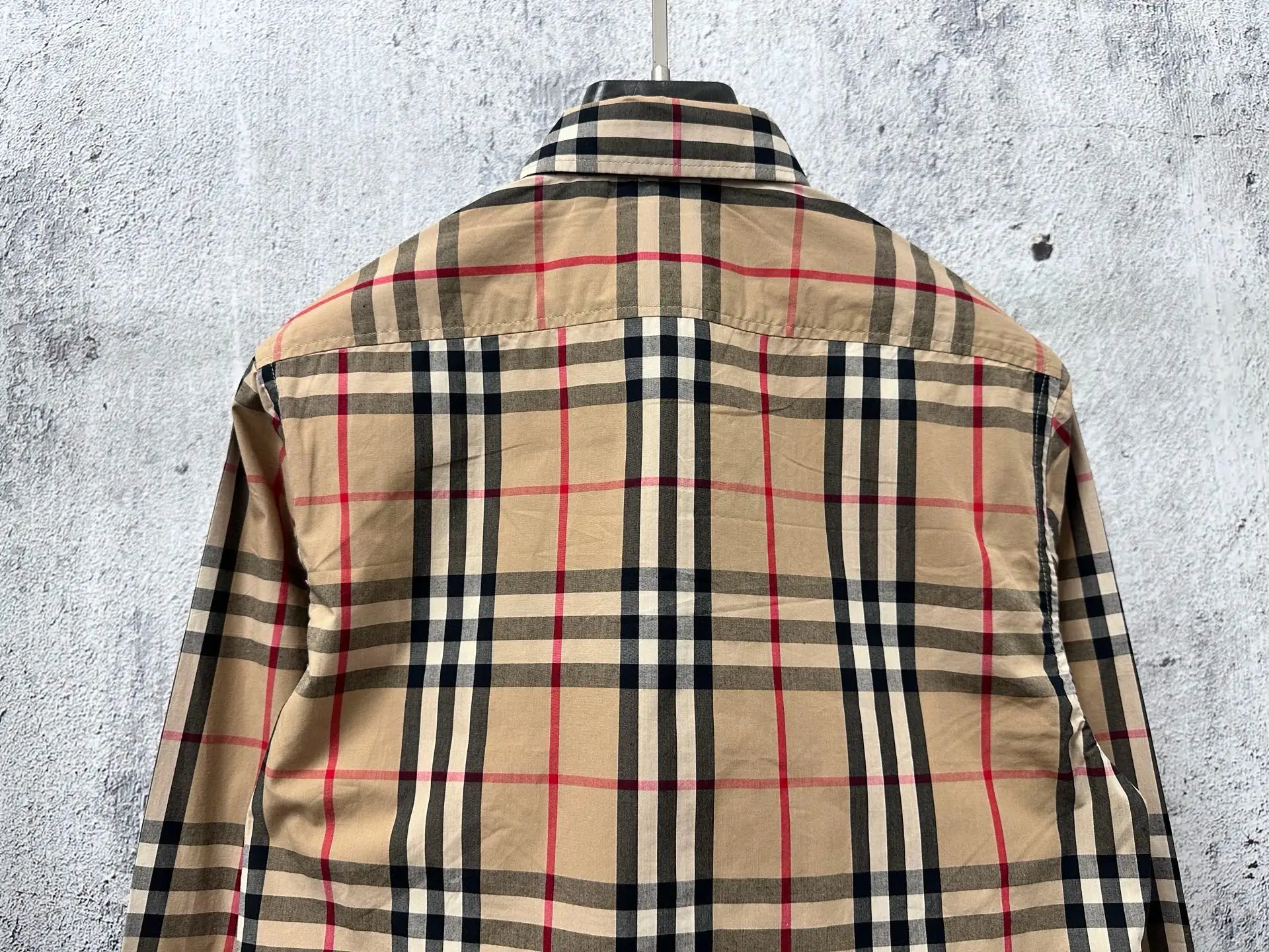Vintage Check Cotton Twill Shirt D22523581 — view 7
