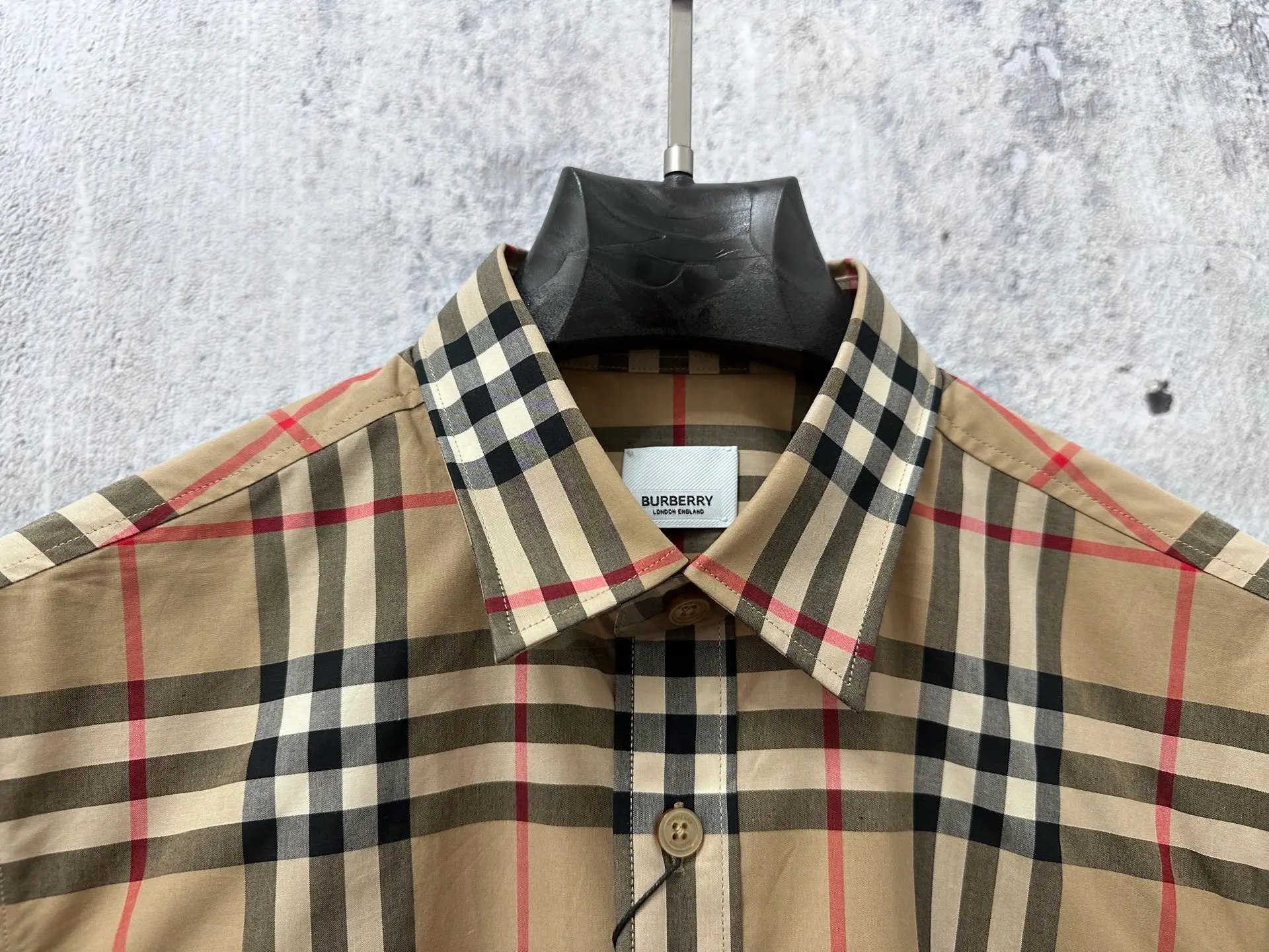 Classic Check Cotton Twill Shirt D22523580 — view 4