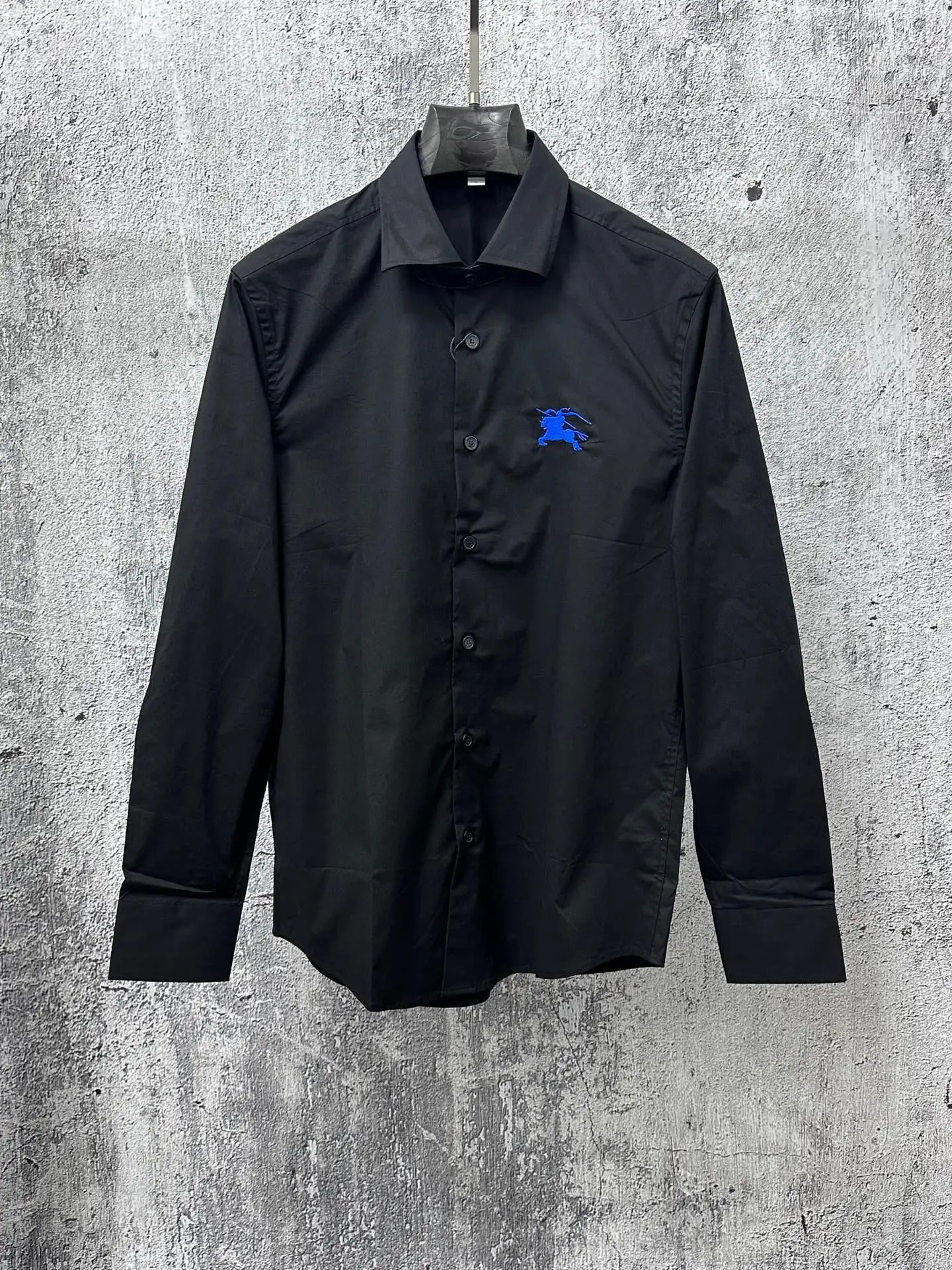 Embroidered Knight Logo Nylon Shirt D22523569