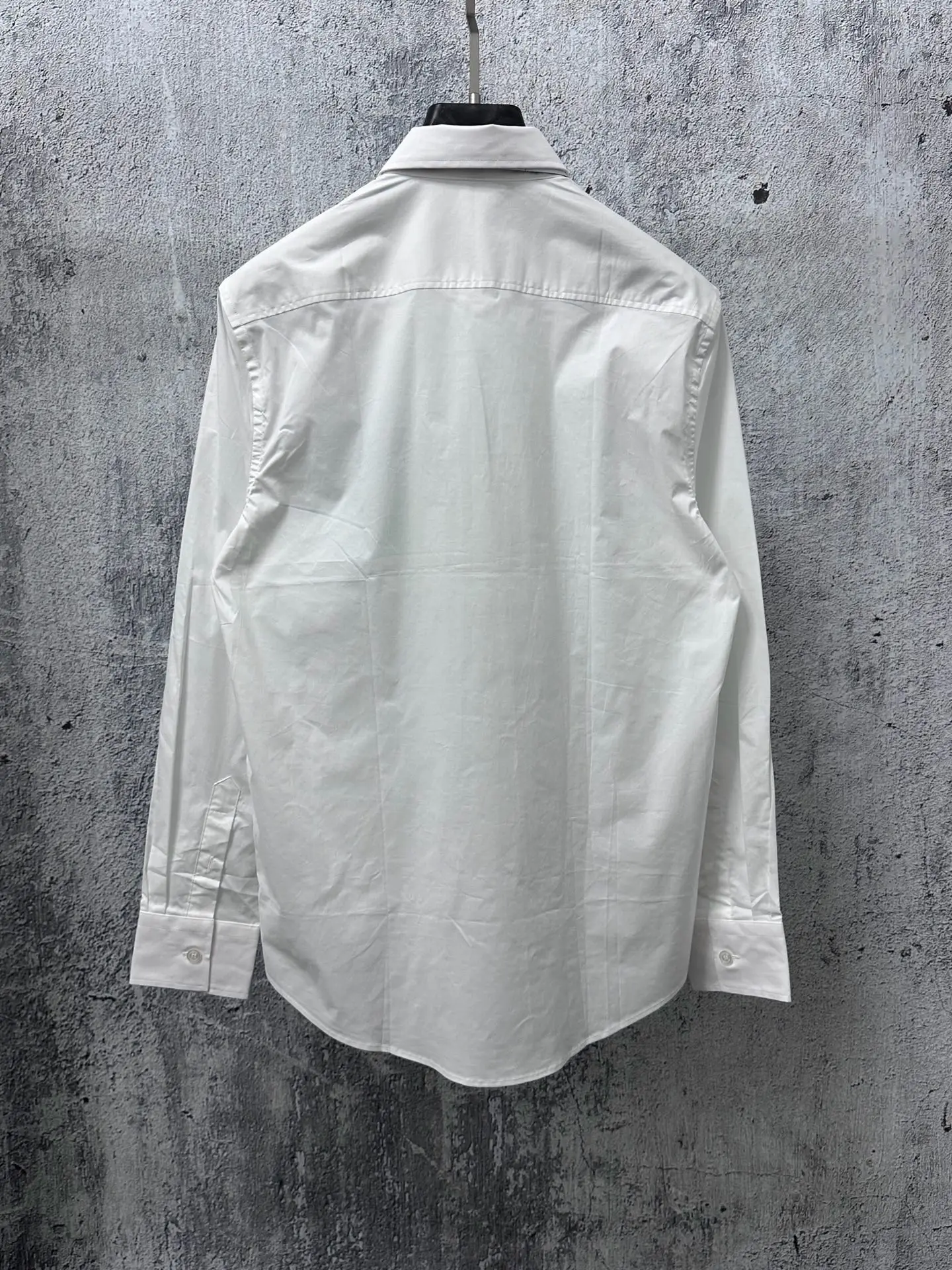 Embroidered Knight Logo Cotton-Blend Shirt D22523568 — view 2