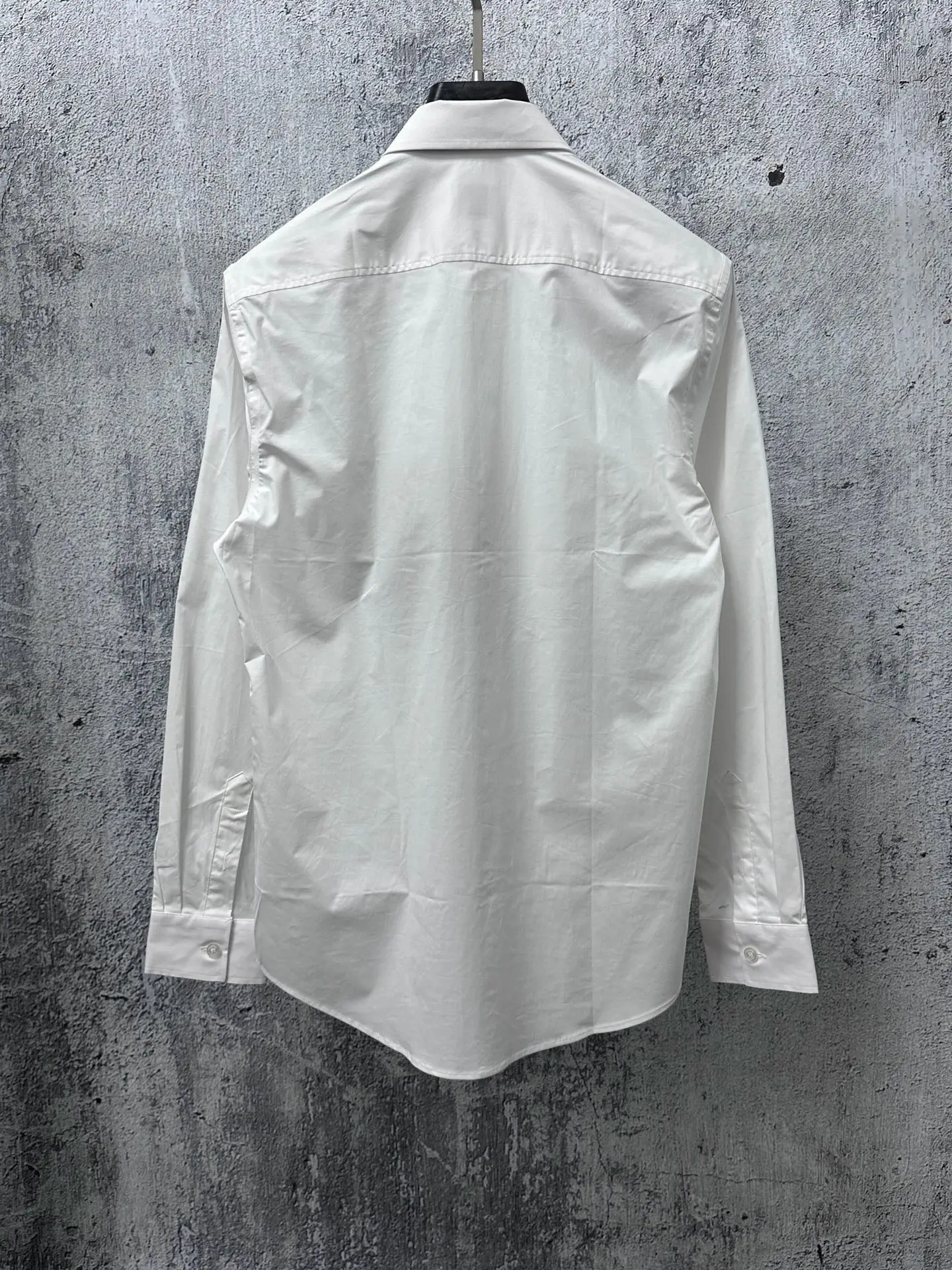 Embroidered Logo Pocket Cotton-Nylon Shirt D22523571 — view 2