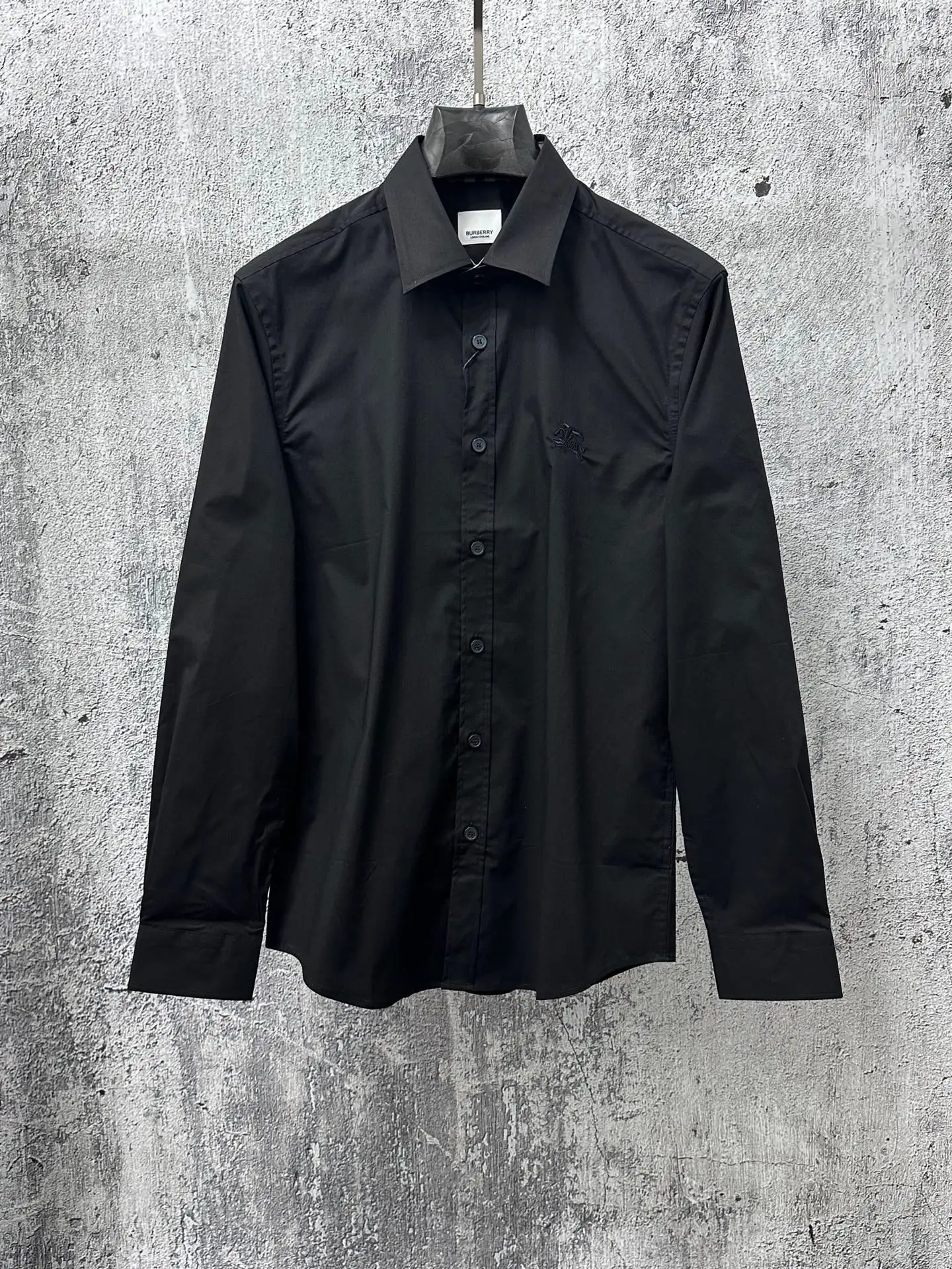 Embroidered Knight Logo Poplin Shirt D22523570