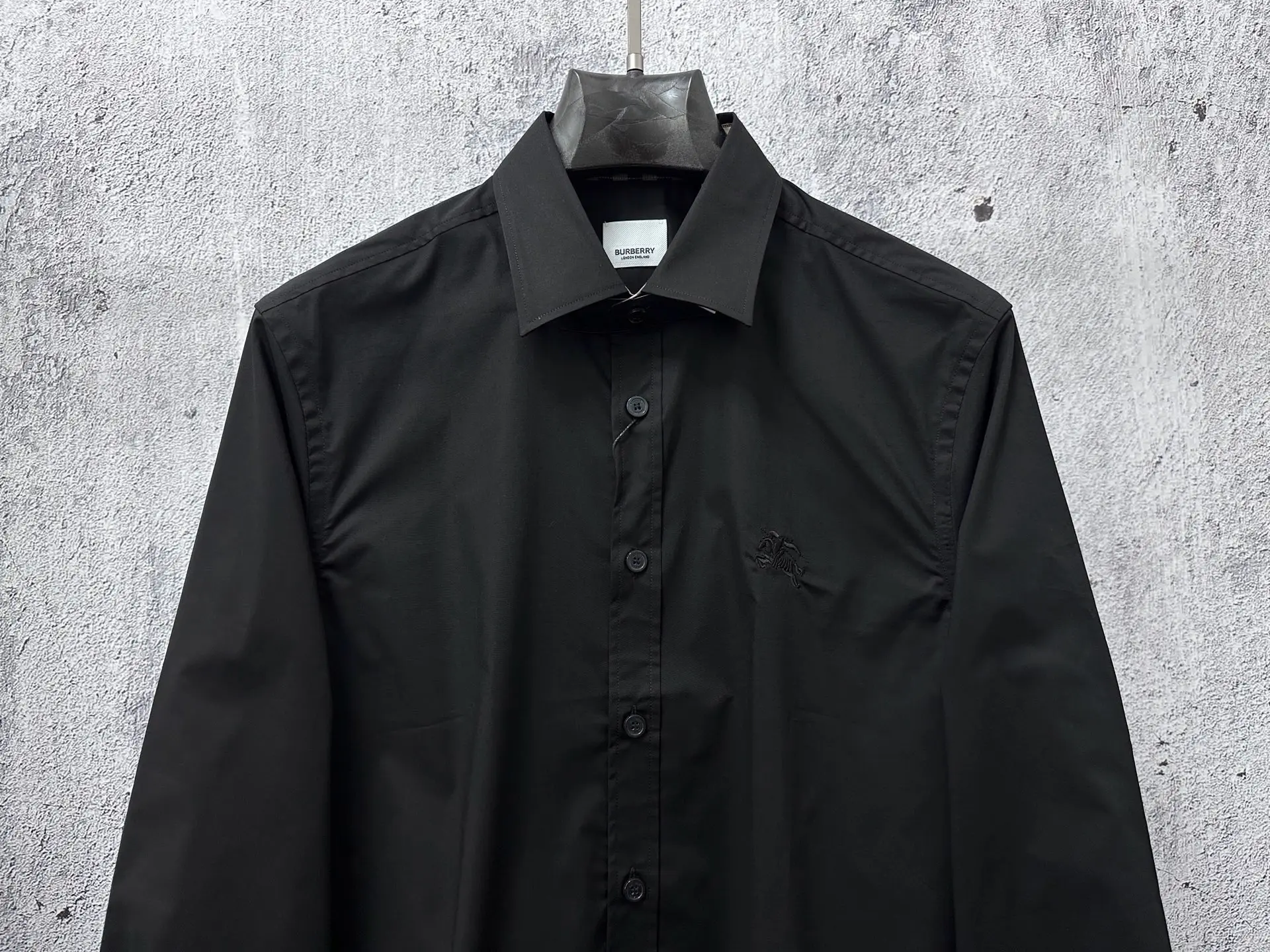 Embroidered Knight Logo Poplin Shirt D22523570 — view 5