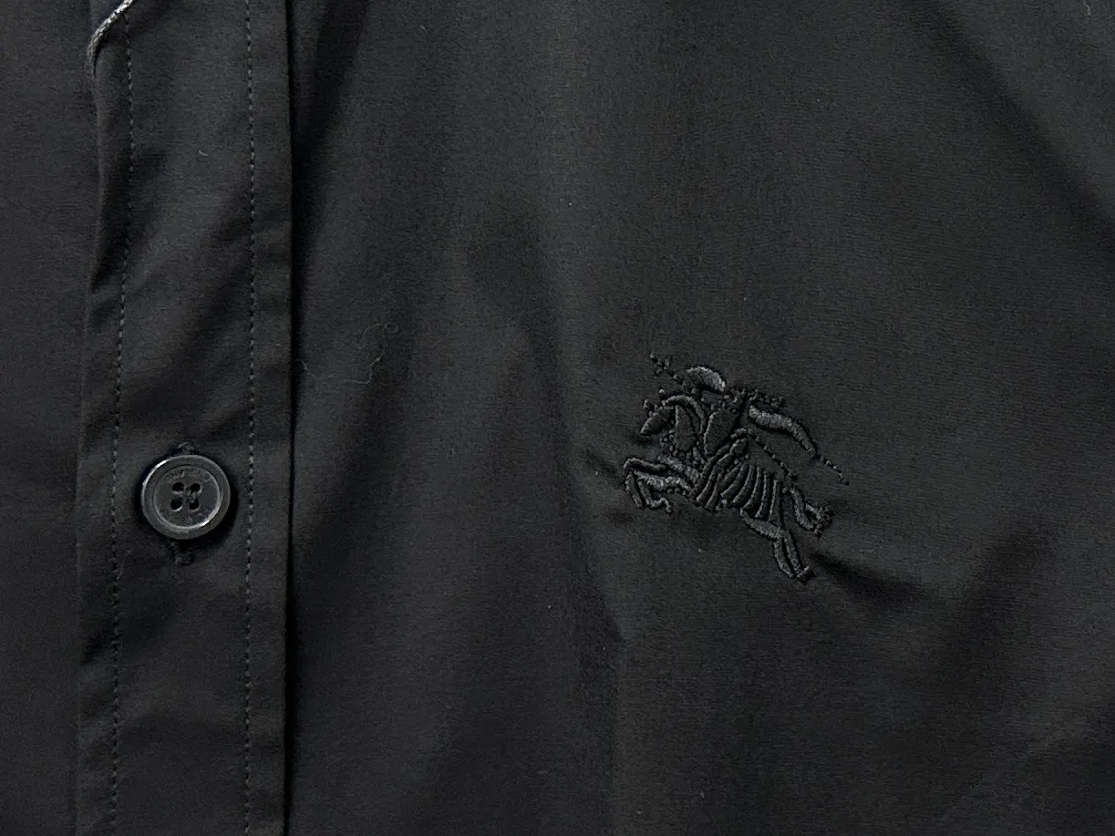Embroidered Knight Logo Poplin Shirt D22523570 — view 7
