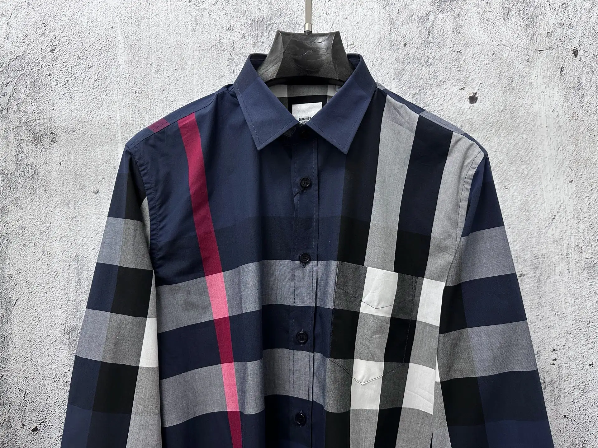 Classic Check Cotton Poplin Shirt D22523566 — view 5