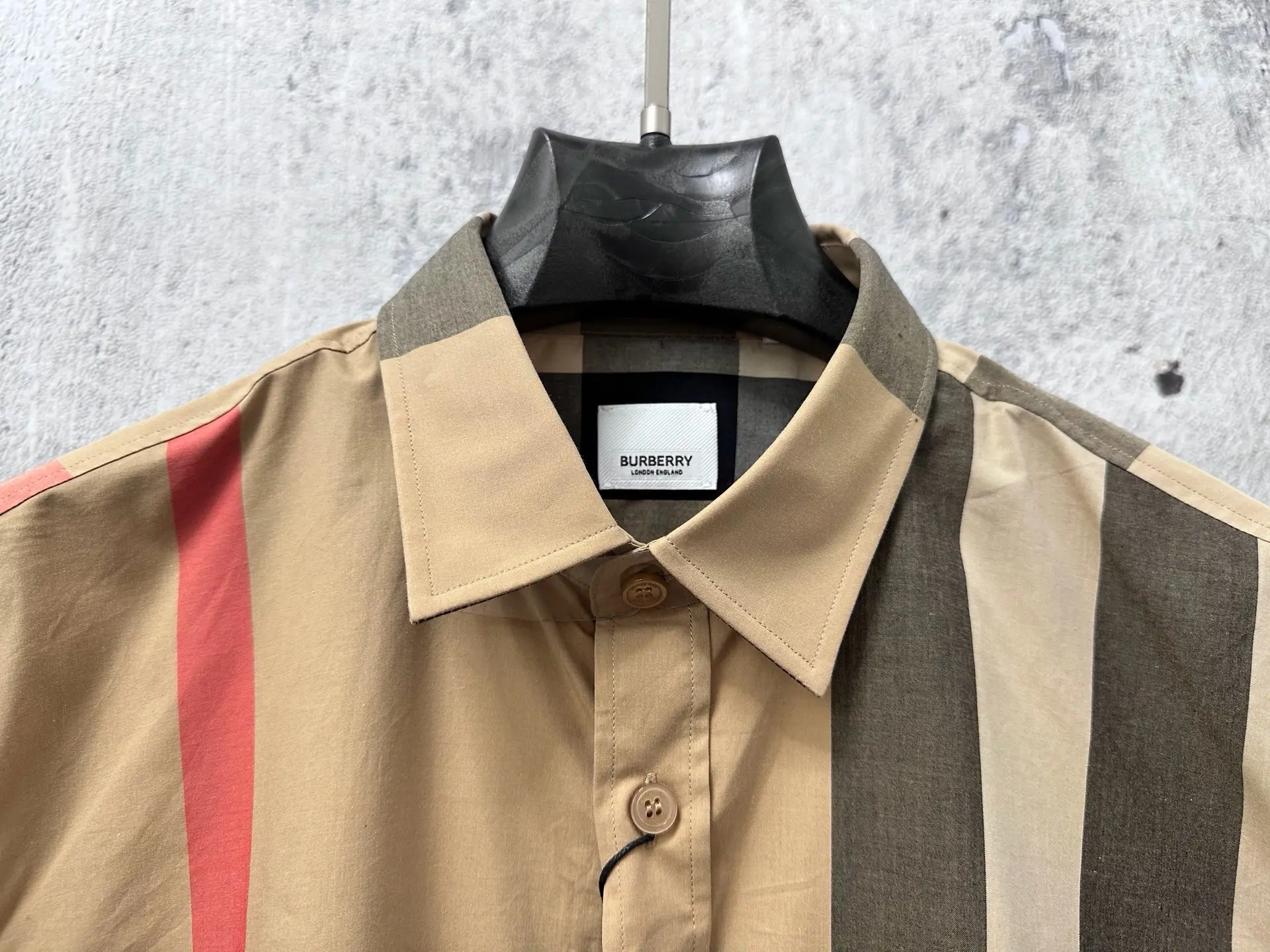 Classic Check Cotton Poplin Shirt D22523565 — view 4
