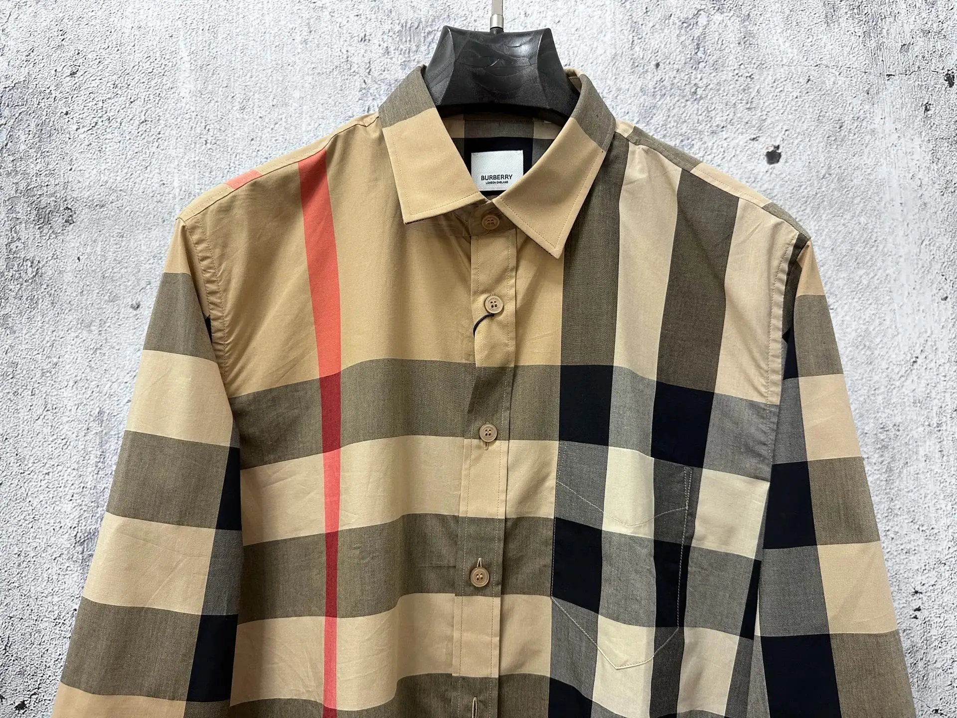Classic Check Cotton Poplin Shirt D22523565 — view 5