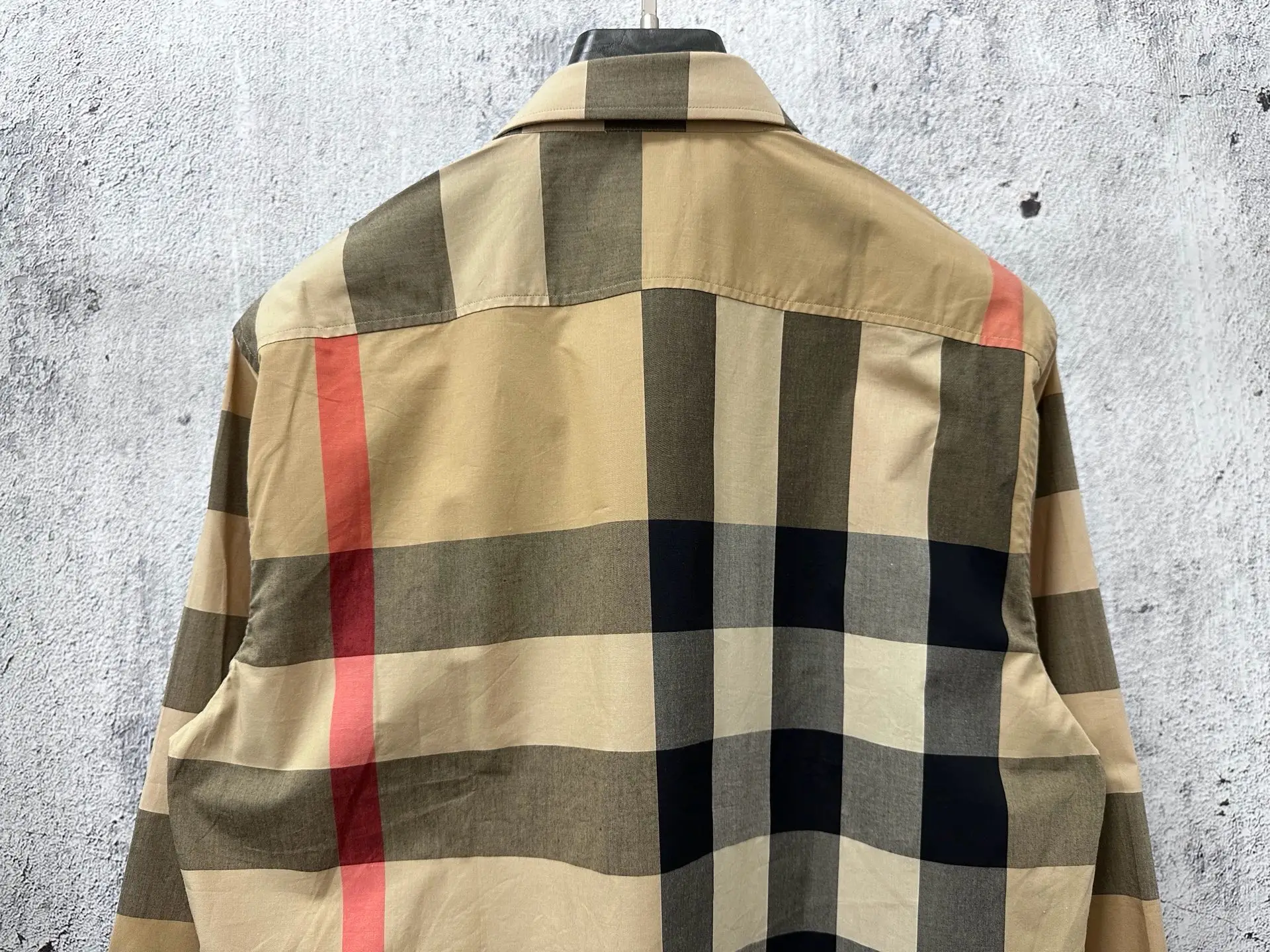 Classic Check Cotton Poplin Shirt D22523565 — view 7