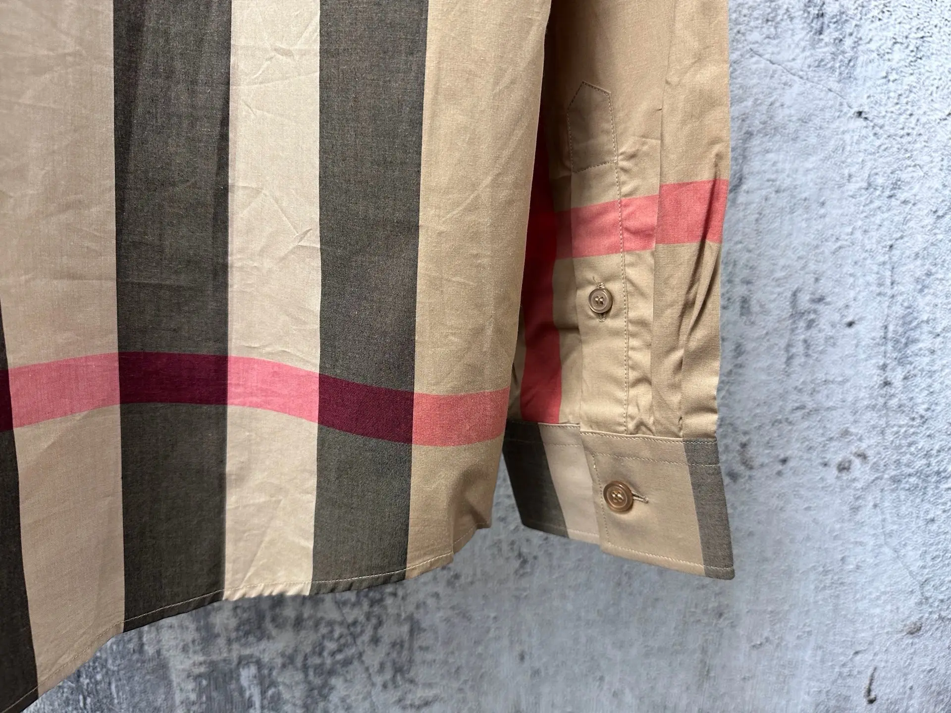 Classic Check Cotton Poplin Shirt D22523565 — view 8