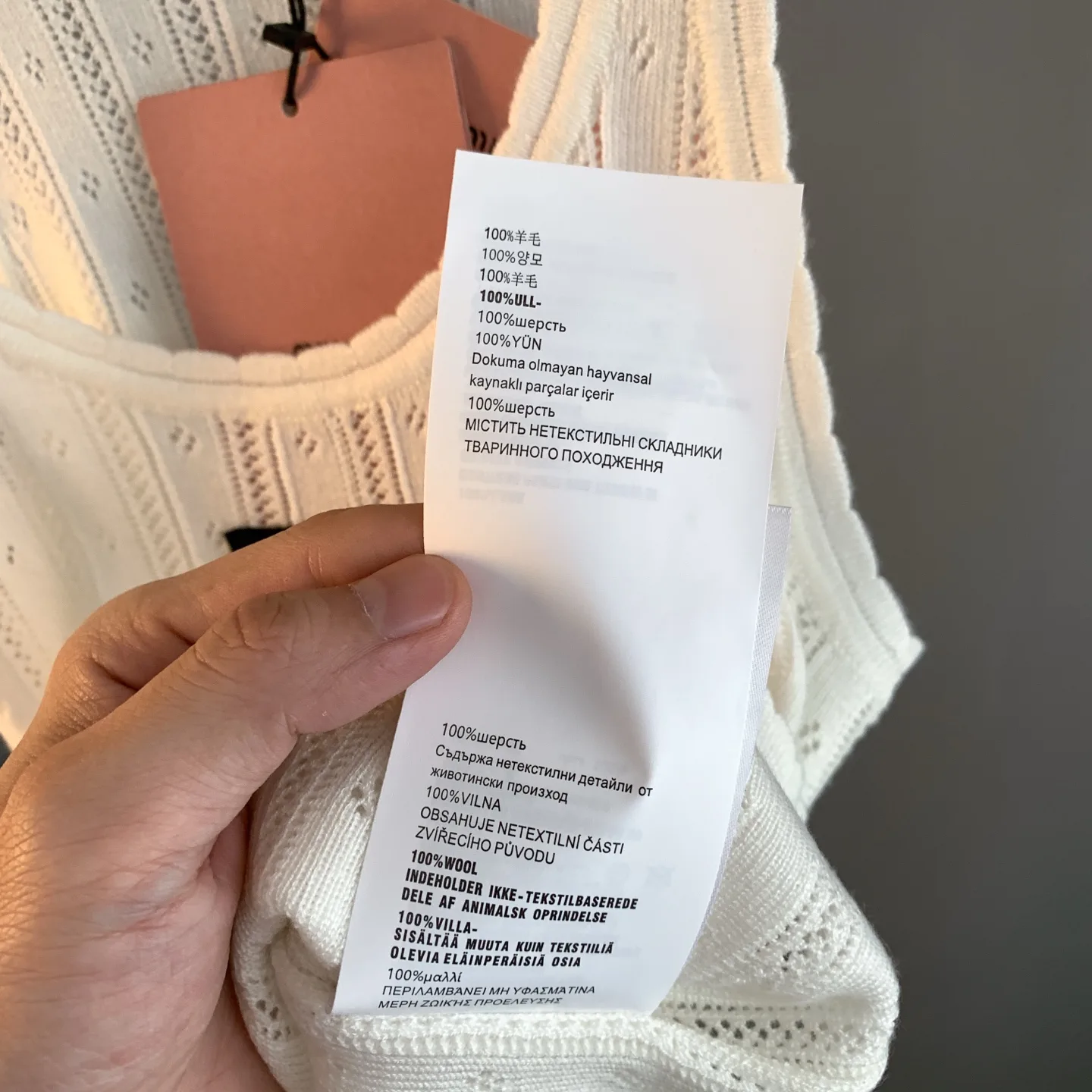Logo-Patch Pointelle-Knit Cashmere-Blend Tank Top D22522898 — view 11