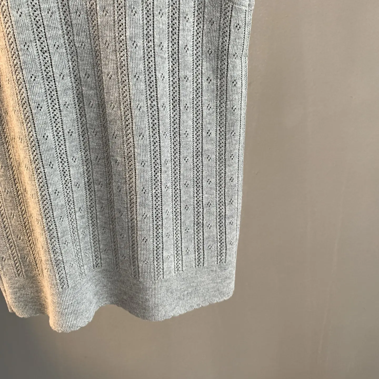 Logo-Patch Pointelle-Knit Cashmere-Blend Tank Top D22522897 — view 10