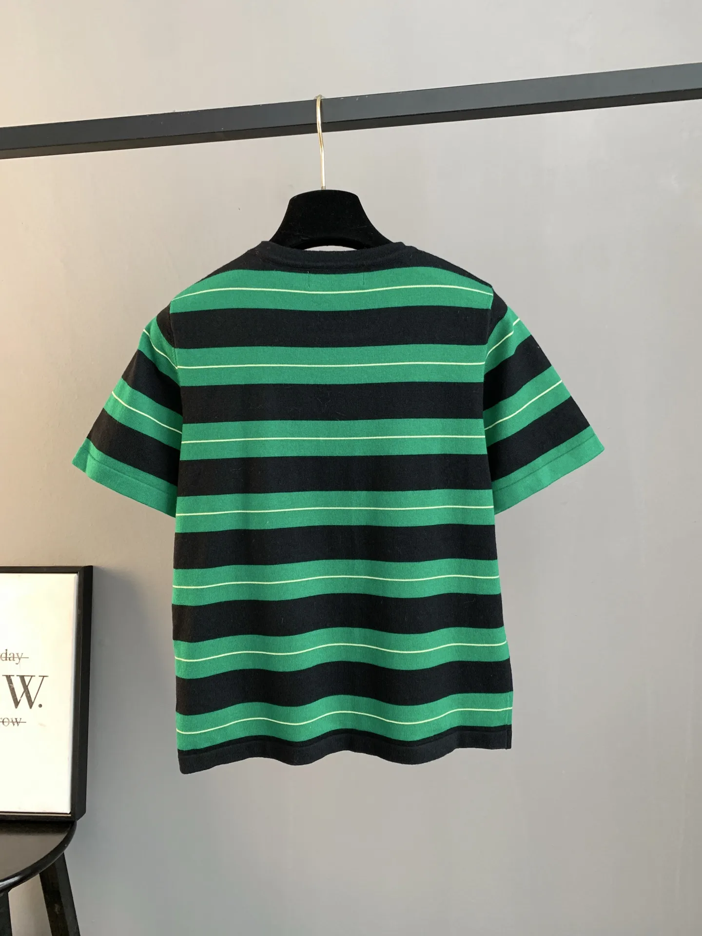 Striped Cotton-Knit T-Shirt D22522761 — view 2