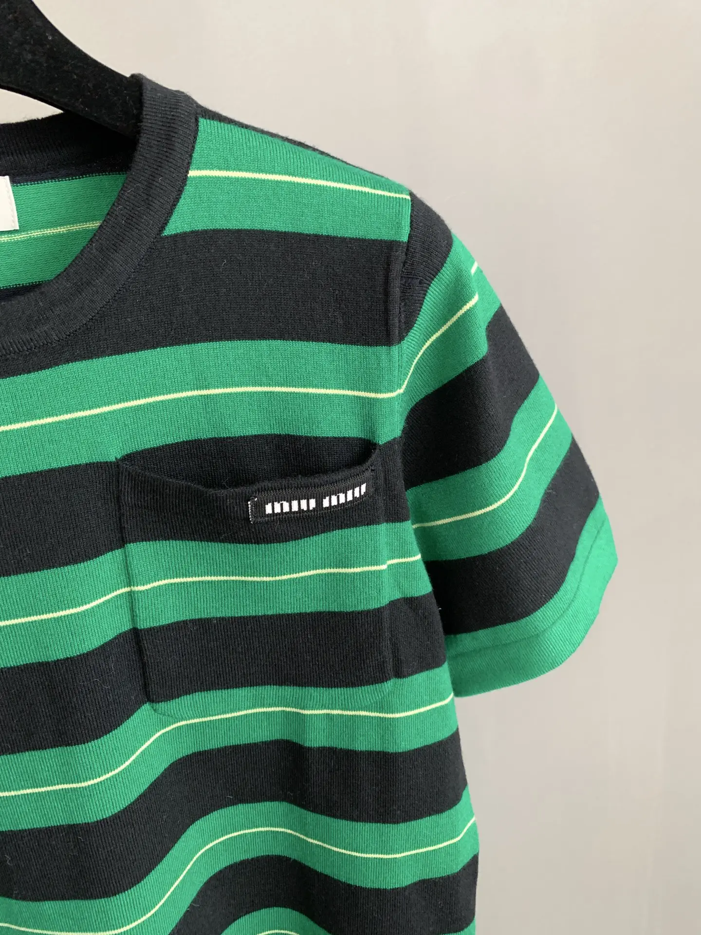 Striped Cotton-Knit T-Shirt D22522761 — view 4