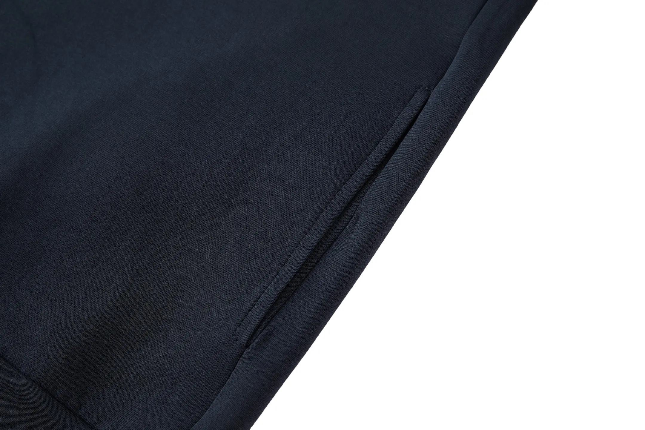 Leather-Trimmed Quarter-Zip Polo Sweatshirt D23023473 — view 6