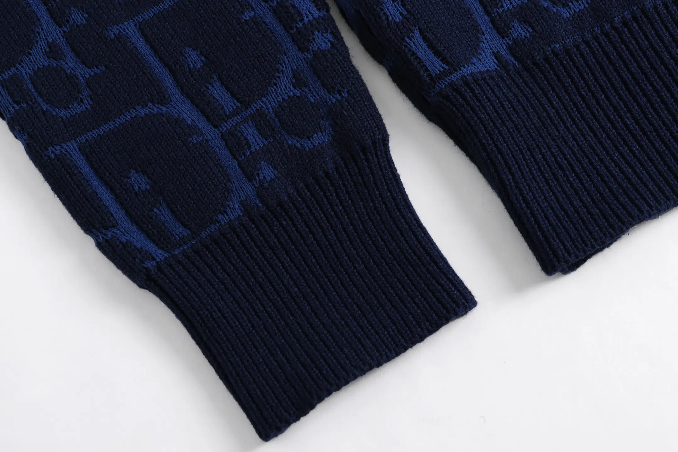 Oblique Monogram Wool Crew-Neck Sweater D23022058 — view 3