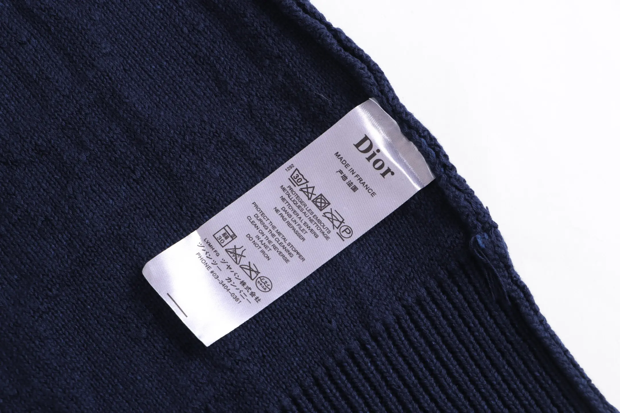 Oblique Monogram Wool Crew-Neck Sweater D23022058 — view 9