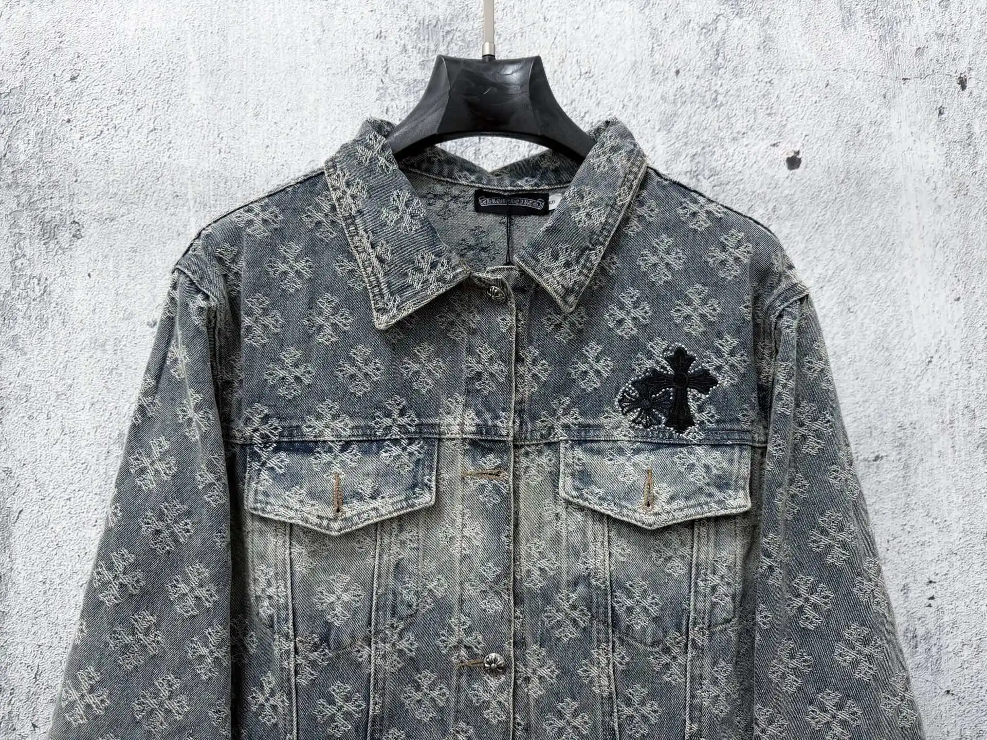 Monogram Jacquard Rhinestone Denim Jacket D23523558 — view 5