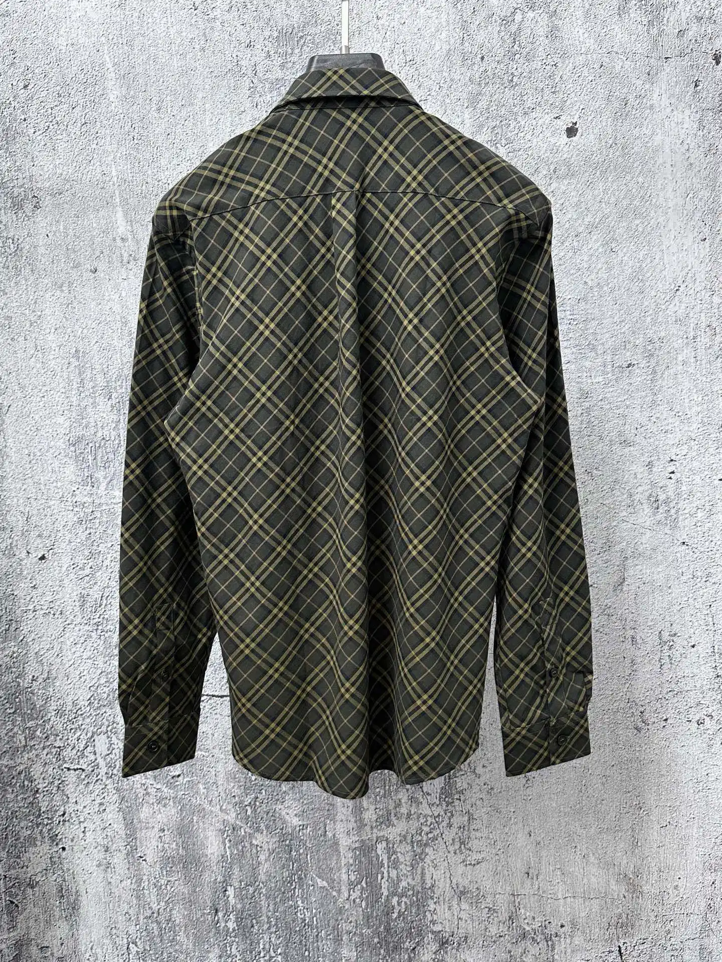 Diamond Check Embroidered Nylon Shirt D23523572 — view 2