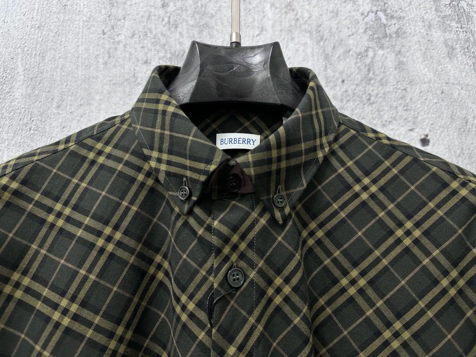 Diamond Check Embroidered Nylon Shirt D23523572 — view 3