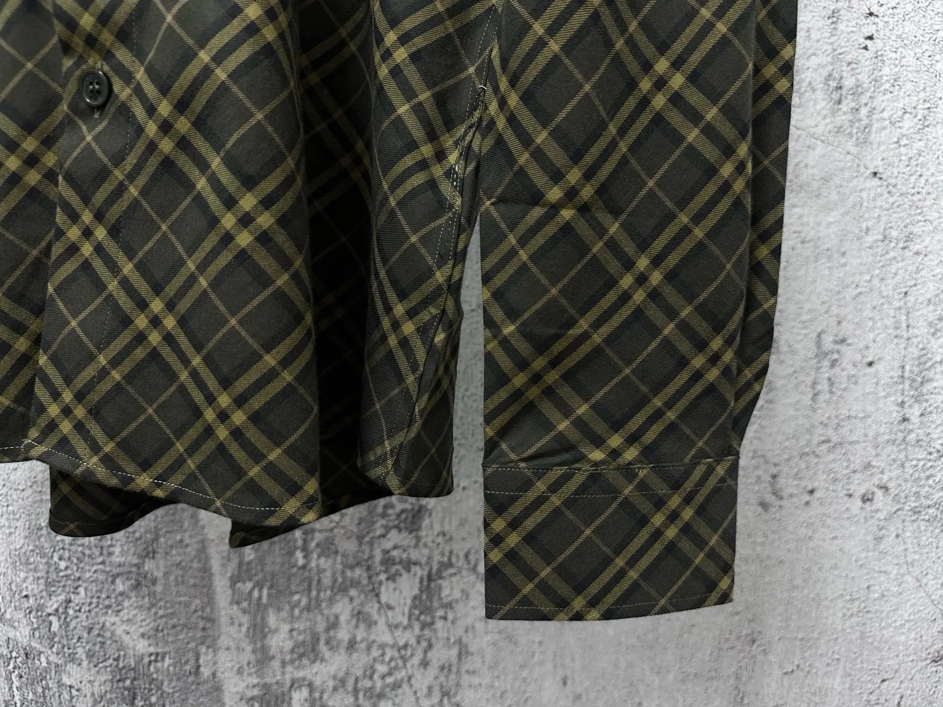 Diamond Check Embroidered Nylon Shirt D23523572 — view 8