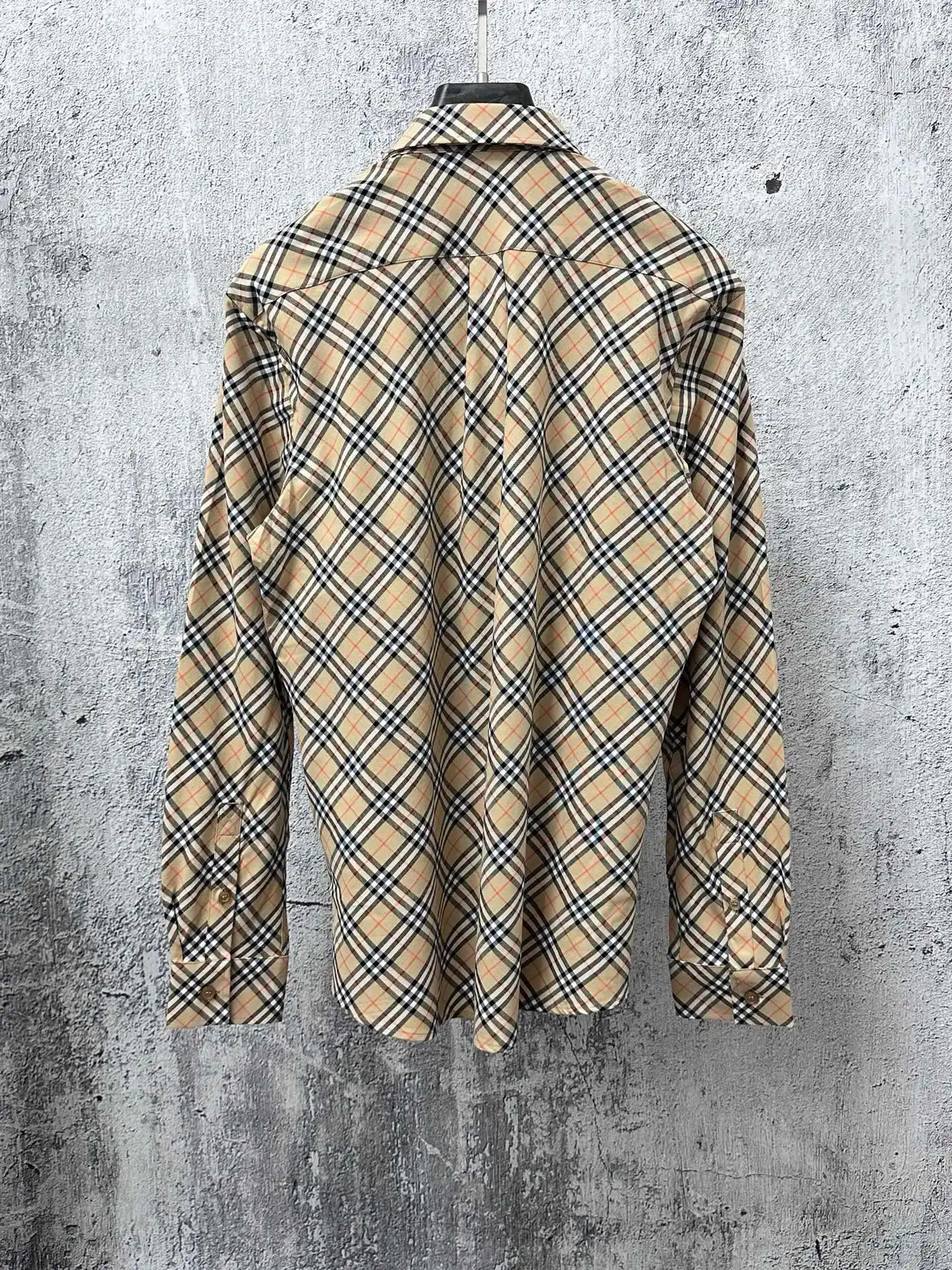 Embroidered Diamond Check Nylon Shirt D23523573 — view 2