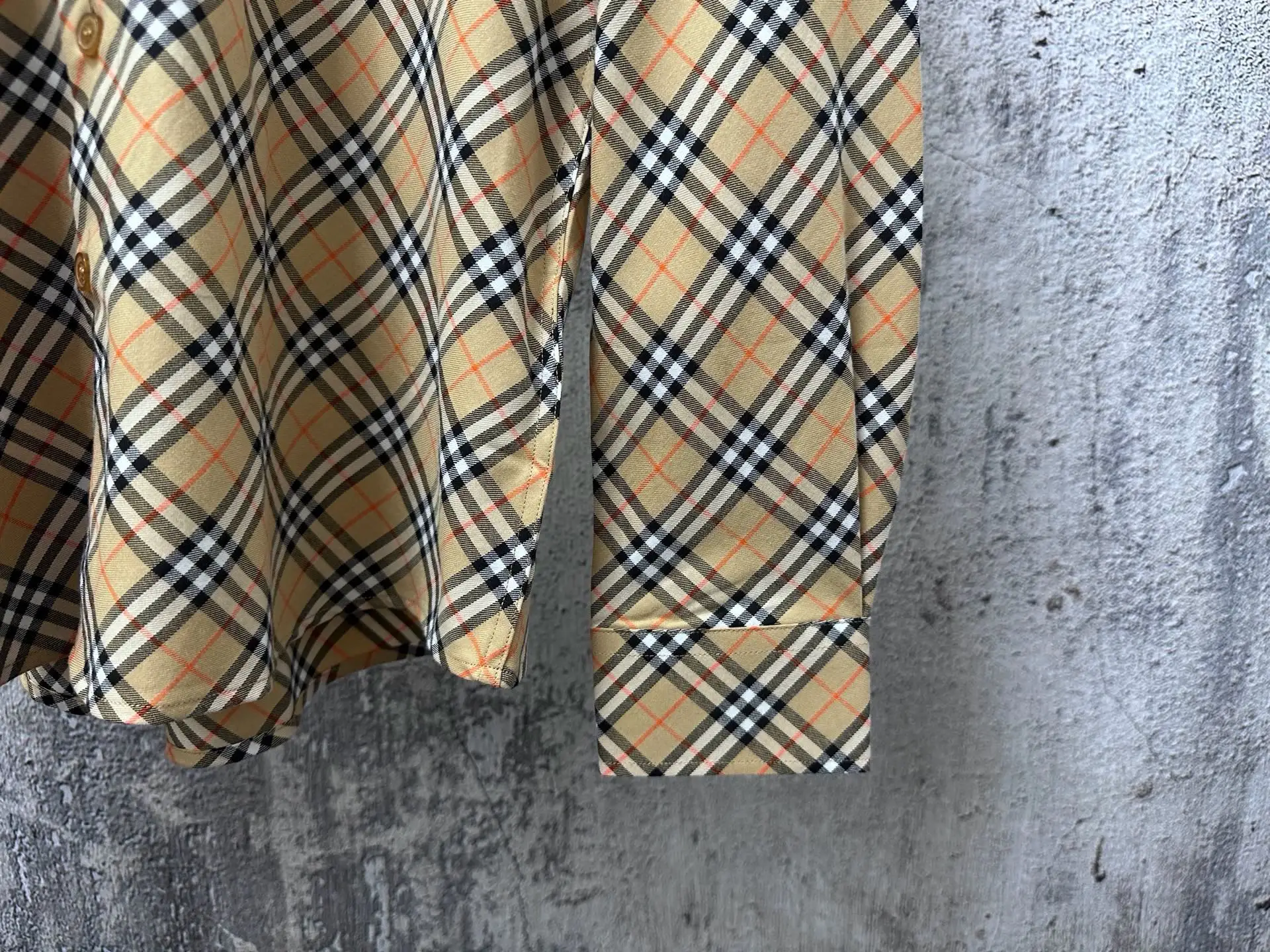 Embroidered Diamond Check Nylon Shirt D23523573 — view 6