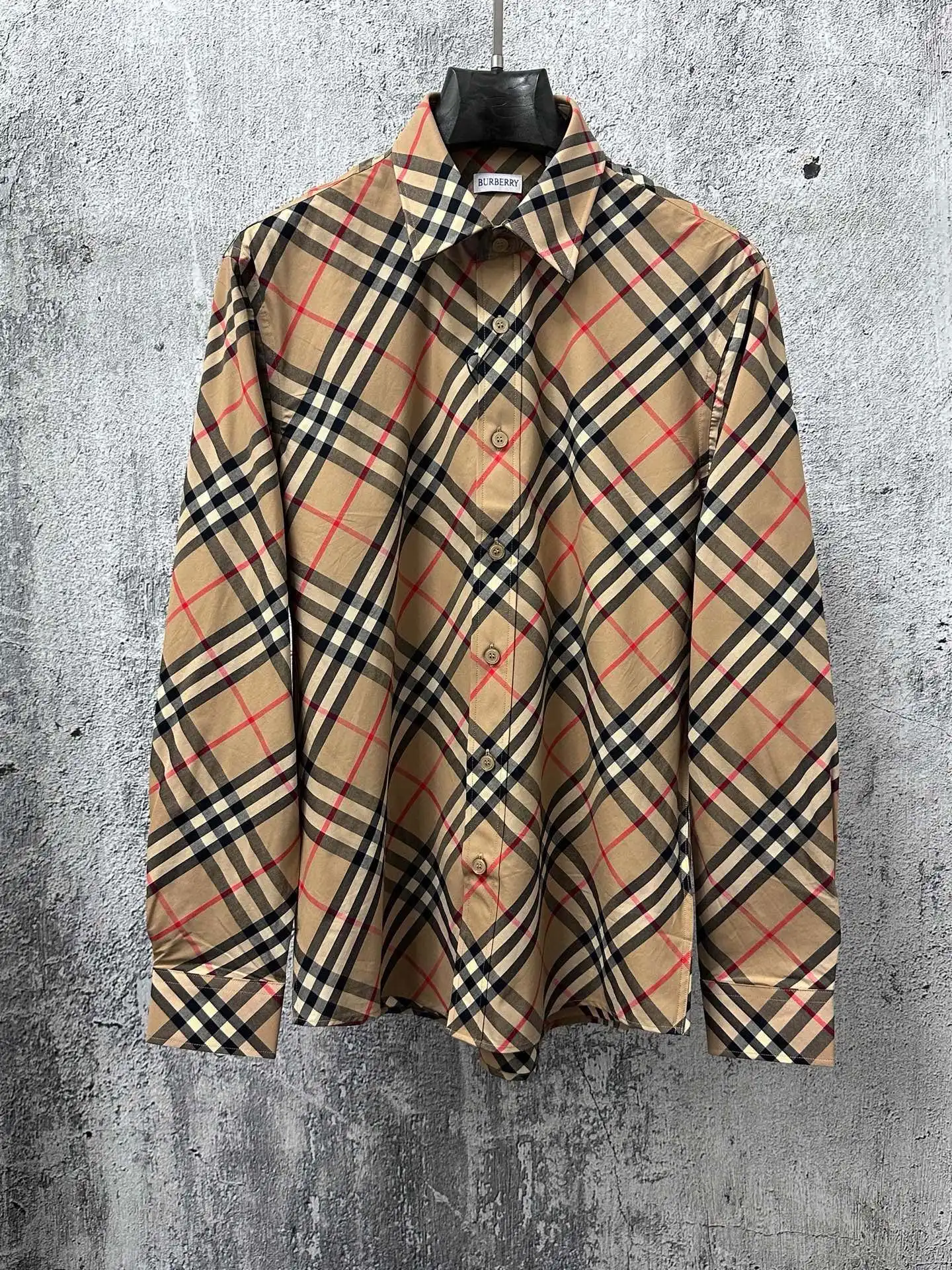 Vintage Check Nylon Twill Shirt D23523576