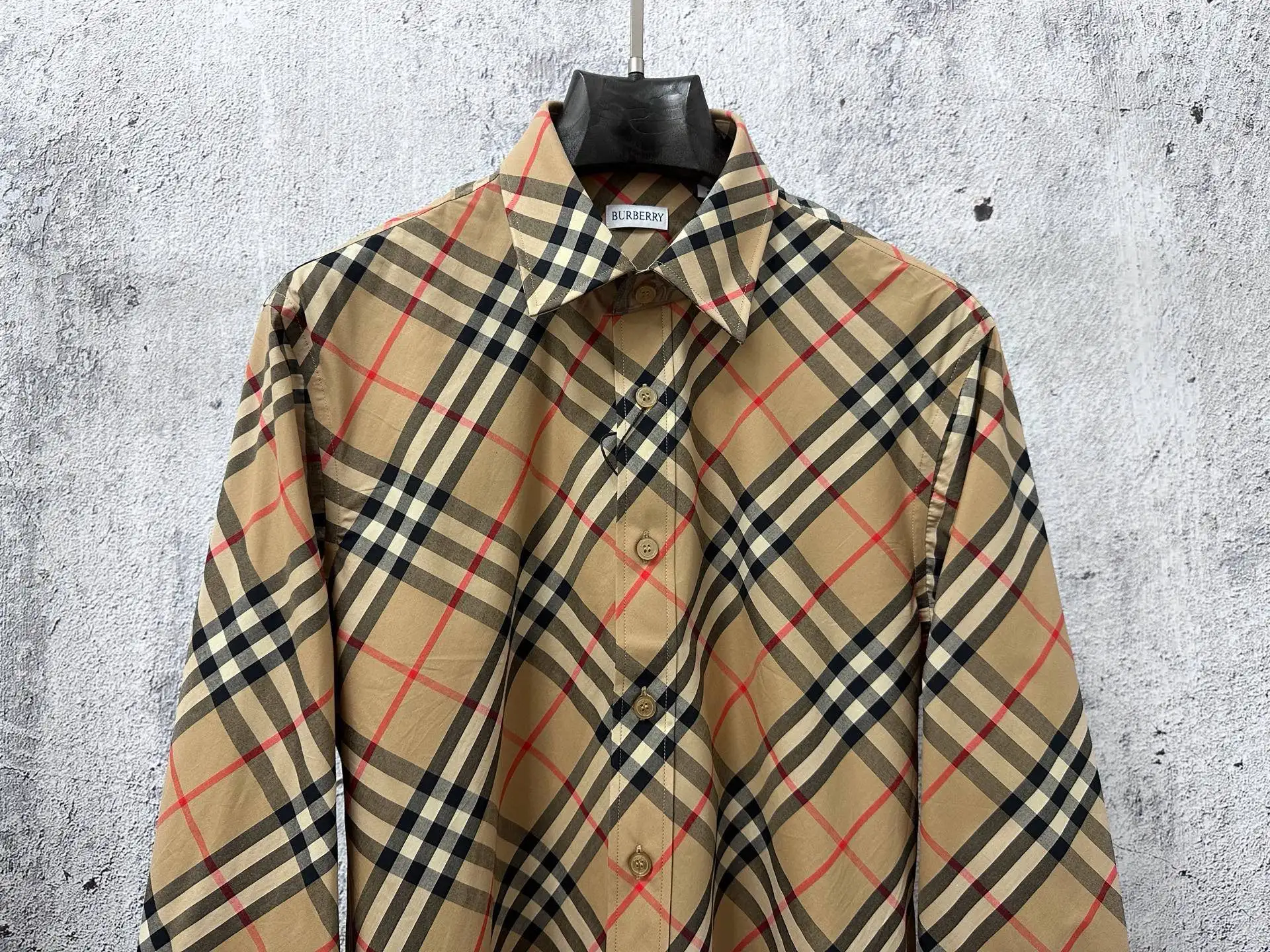 Vintage Check Nylon Twill Shirt D23523576 — view 5