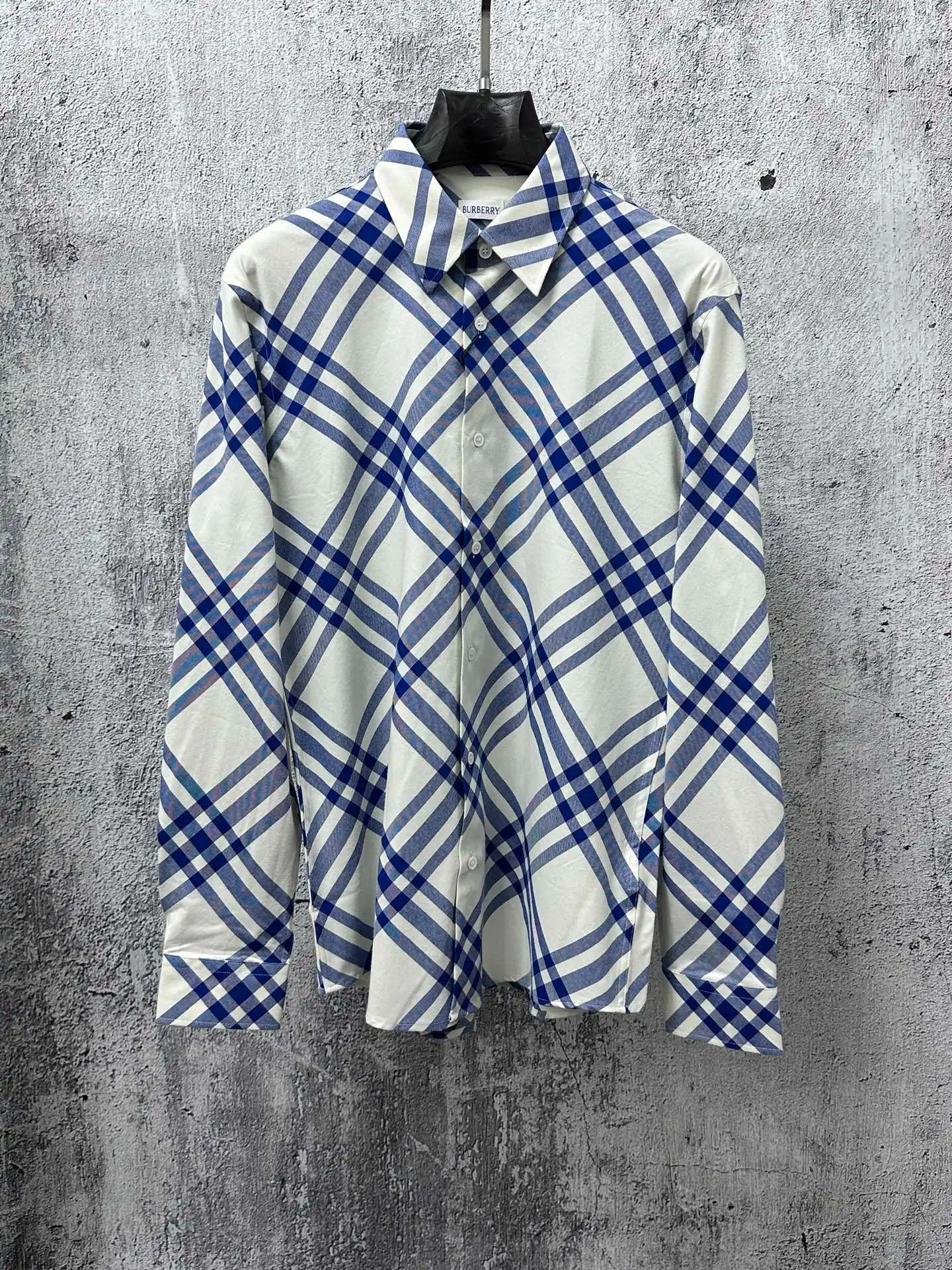 Diamond Check Technical Twill Shirt D23523567
