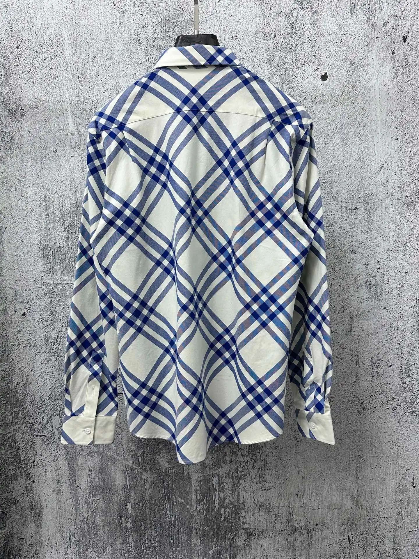 Diamond Check Technical Twill Shirt D23523567 — view 2