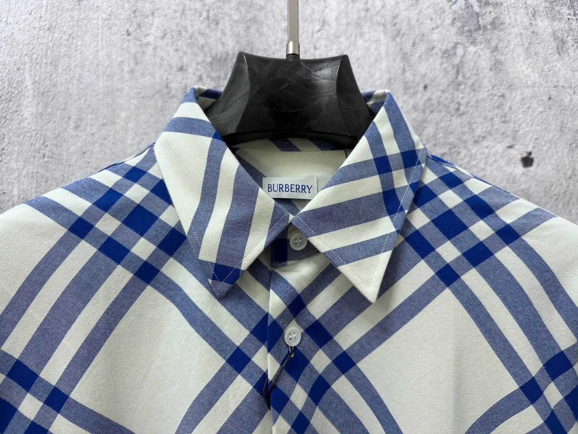 Diamond Check Technical Twill Shirt D23523567 — view 4