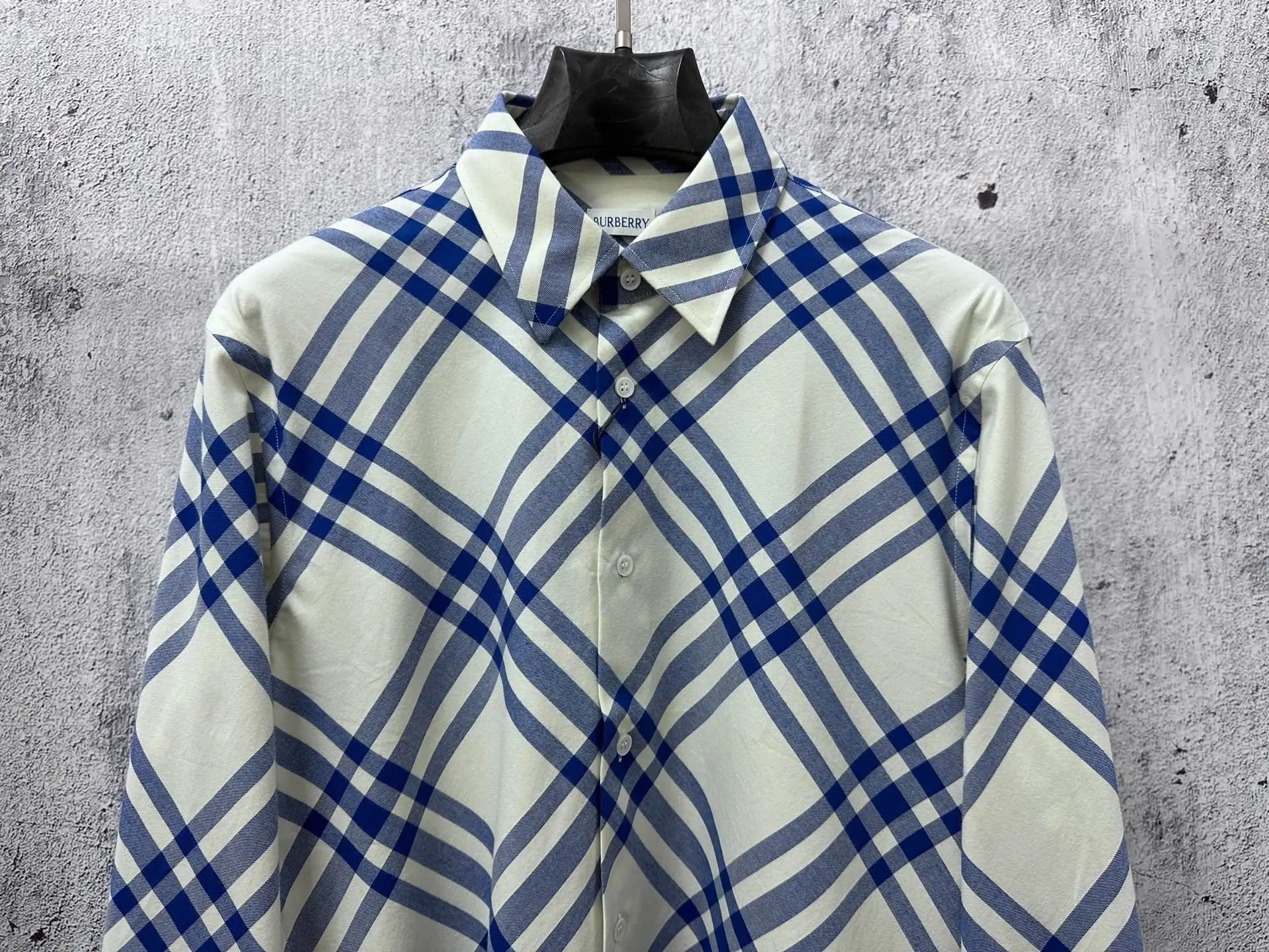 Diamond Check Technical Twill Shirt D23523567 — view 5