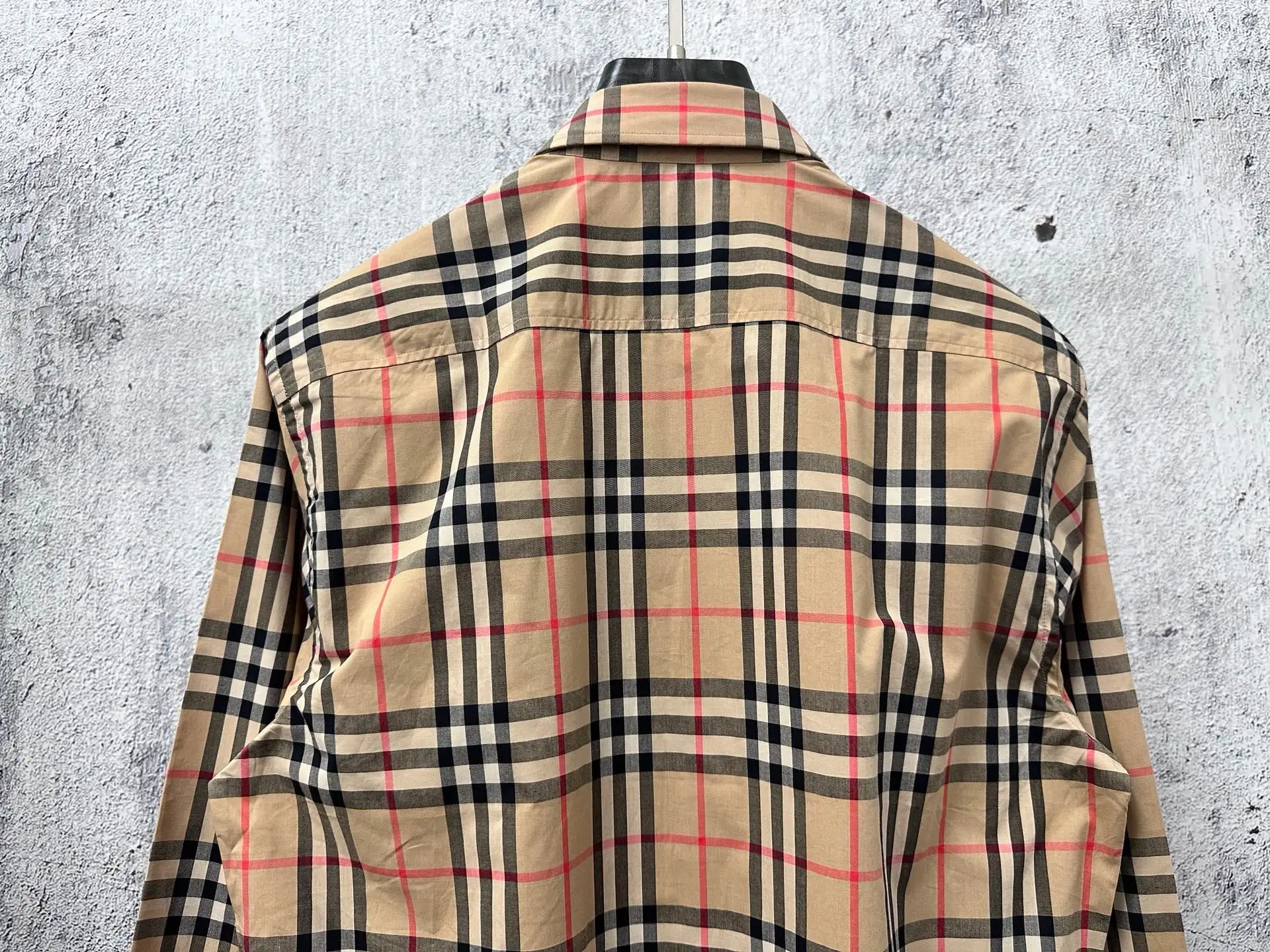 Logo Print Vintage Check Cotton Shirt D23523579 — view 7