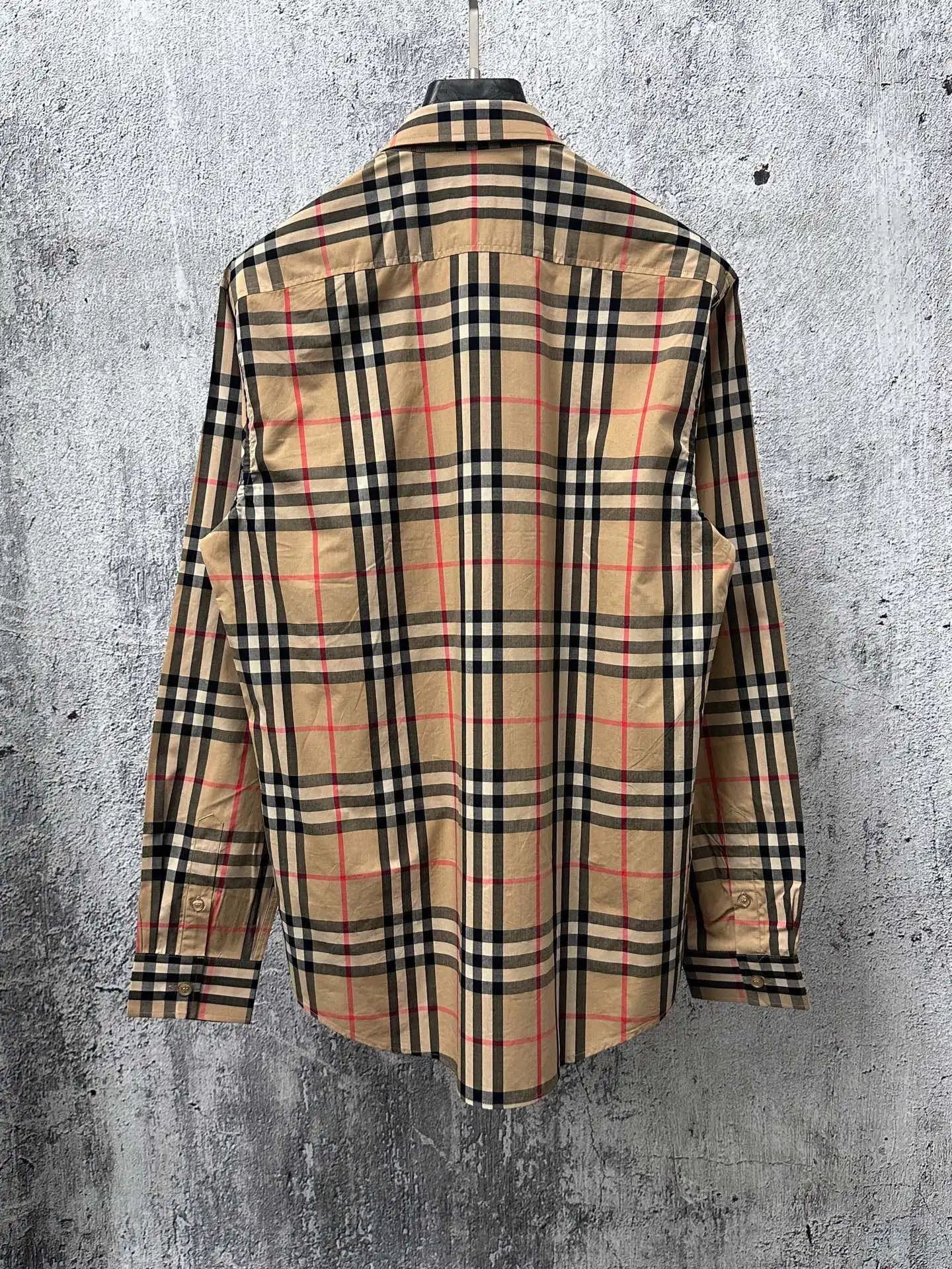 Logo Patch Check Cotton Shirt D23523578 — view 2