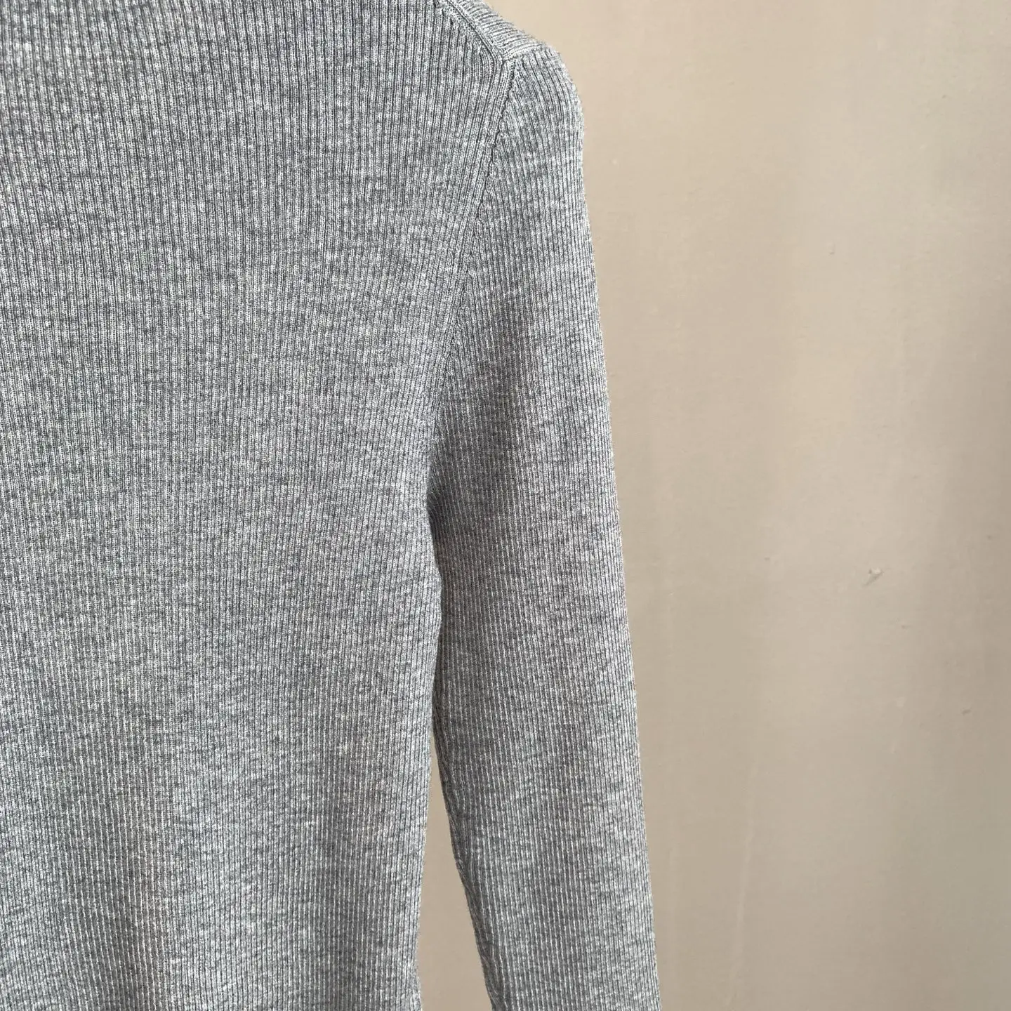 Logo Intarsia Ribbed Merino Wool Sweater D23522895 — view 7