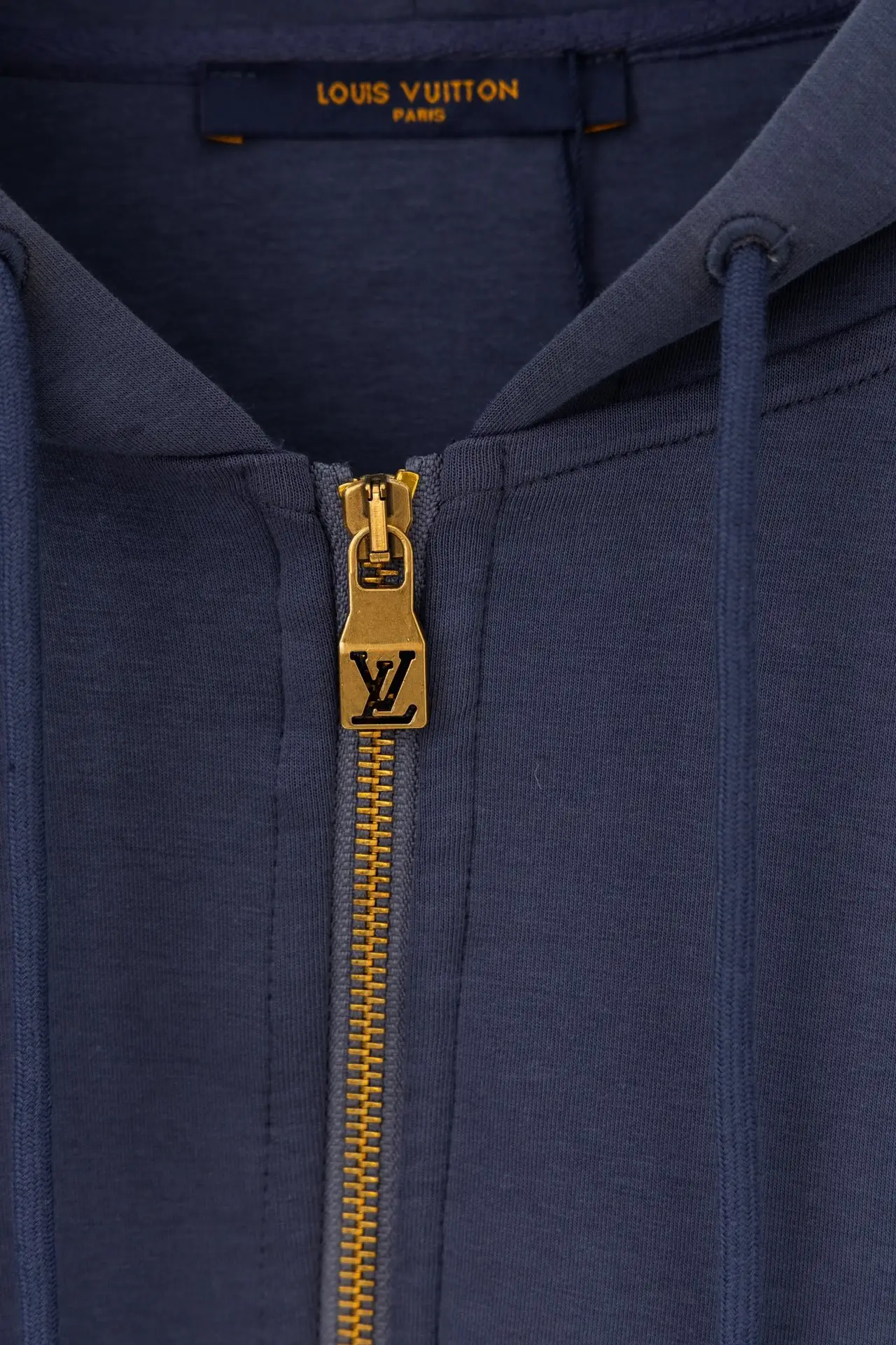 Logo Embroidered Zip-Up Hoodie with Pearl Details D24019902 — view 6