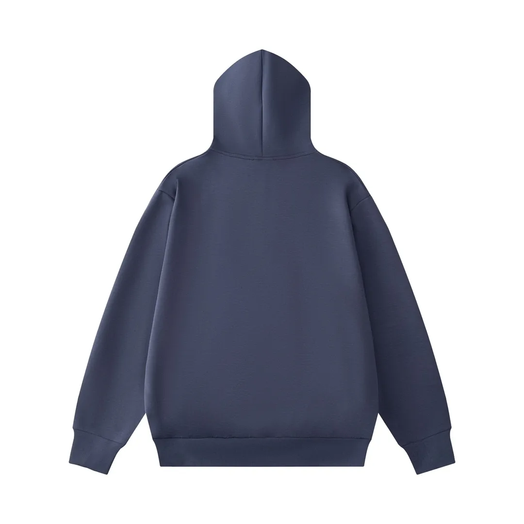 Logo Embroidery Pearl Zip-Up Hoodie D24019903 — view 3