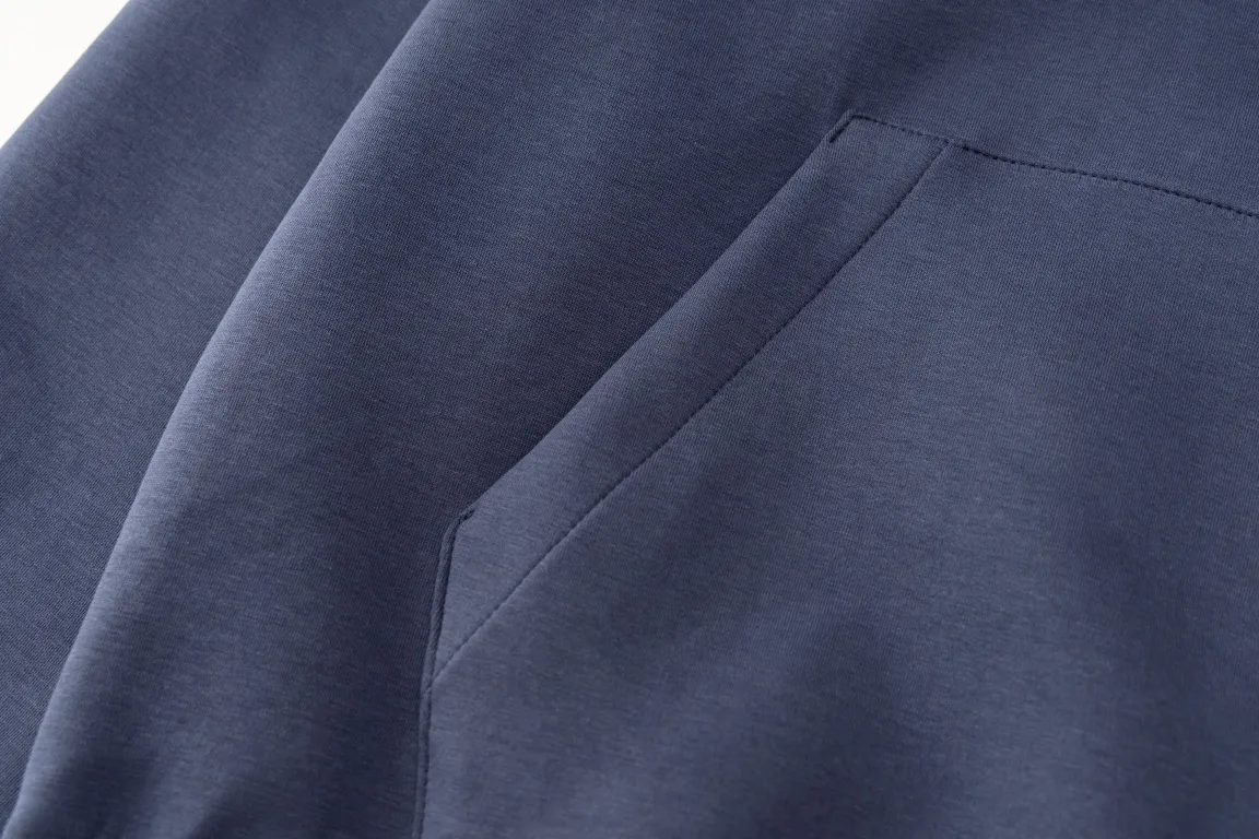 Logo Embroidery Pearl Zip-Up Hoodie D24019903 — view 8