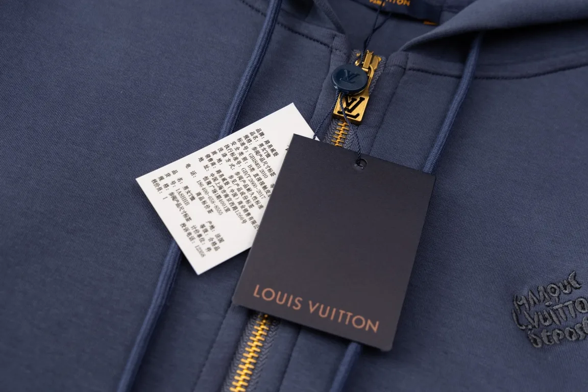 Logo Embroidery Pearl Zip-Up Hoodie D24019903 — view 9