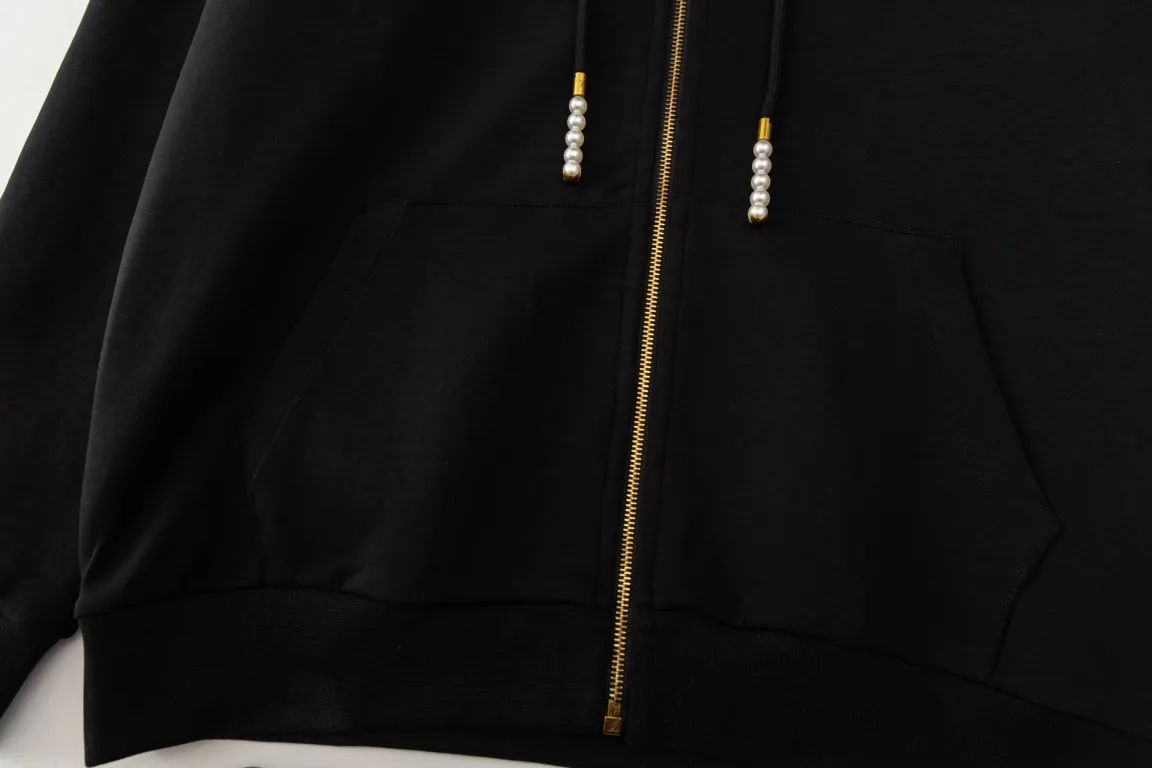Logo Embroidery Pearl-Zip Hoodie D24019905 — view 7
