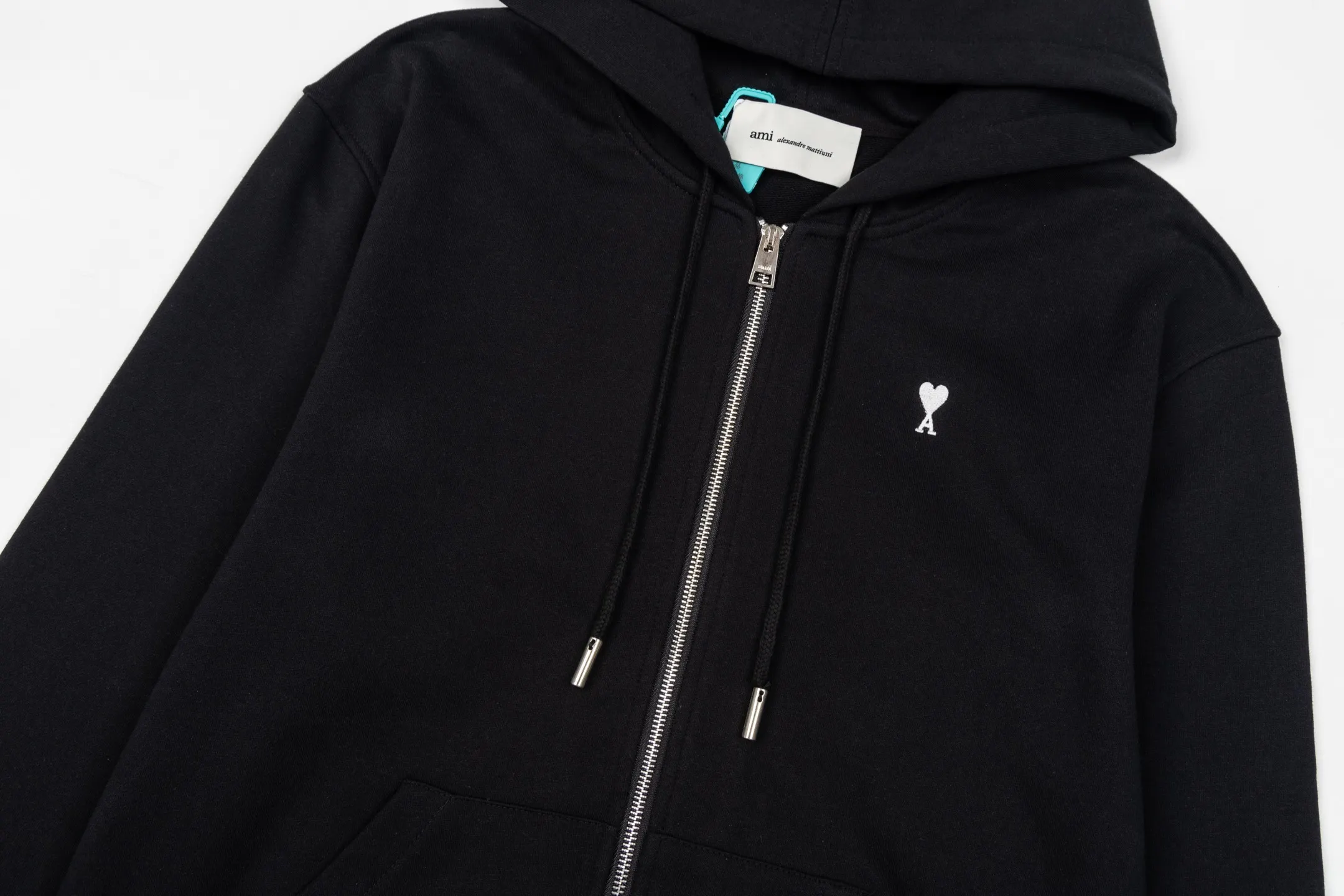 Ami de Cœur Embroidered Zip-Up Hoodie D24019824 — view 3
