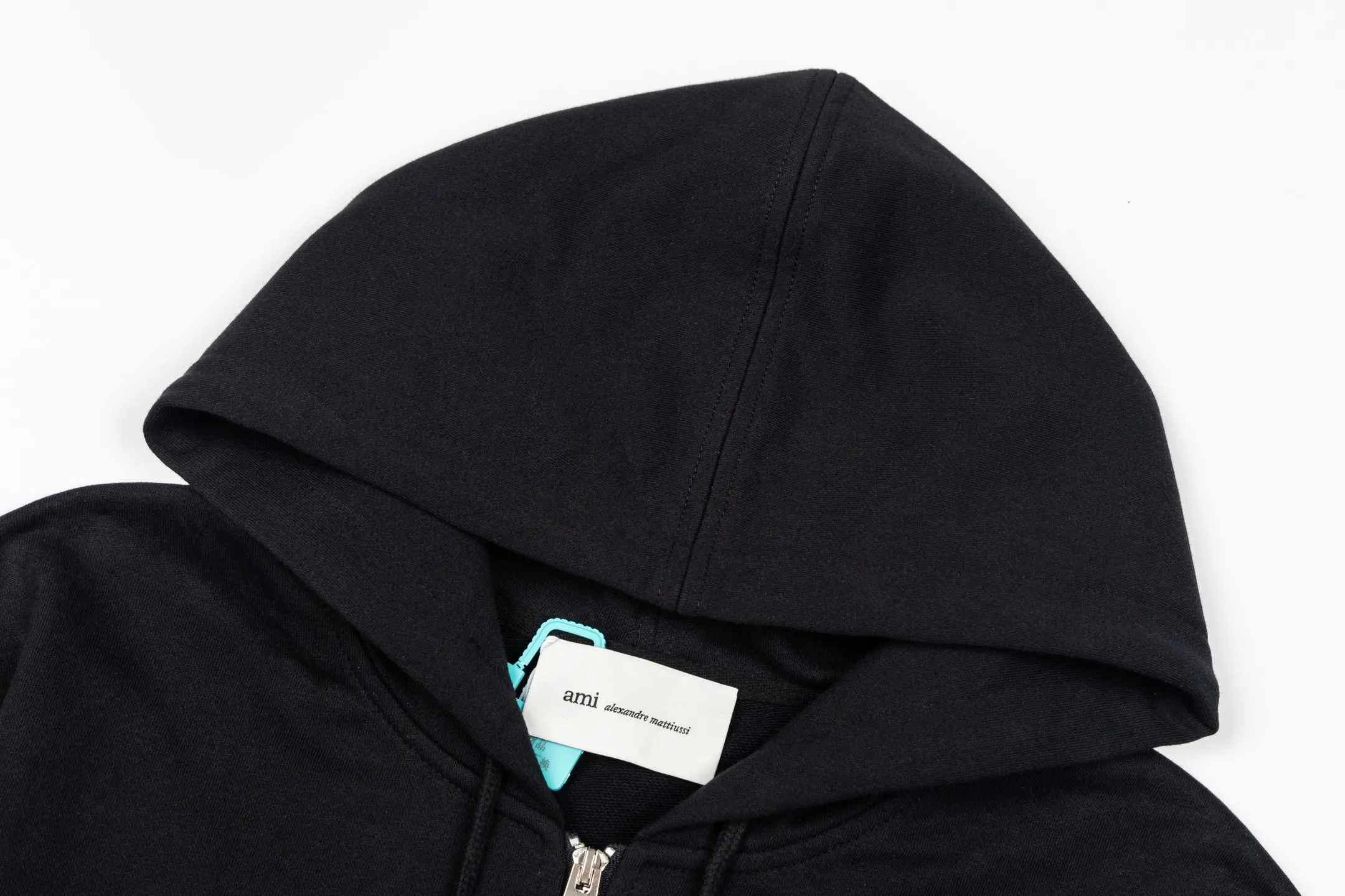 Ami de Cœur Embroidered Zip-Up Hoodie D24019824 — view 5