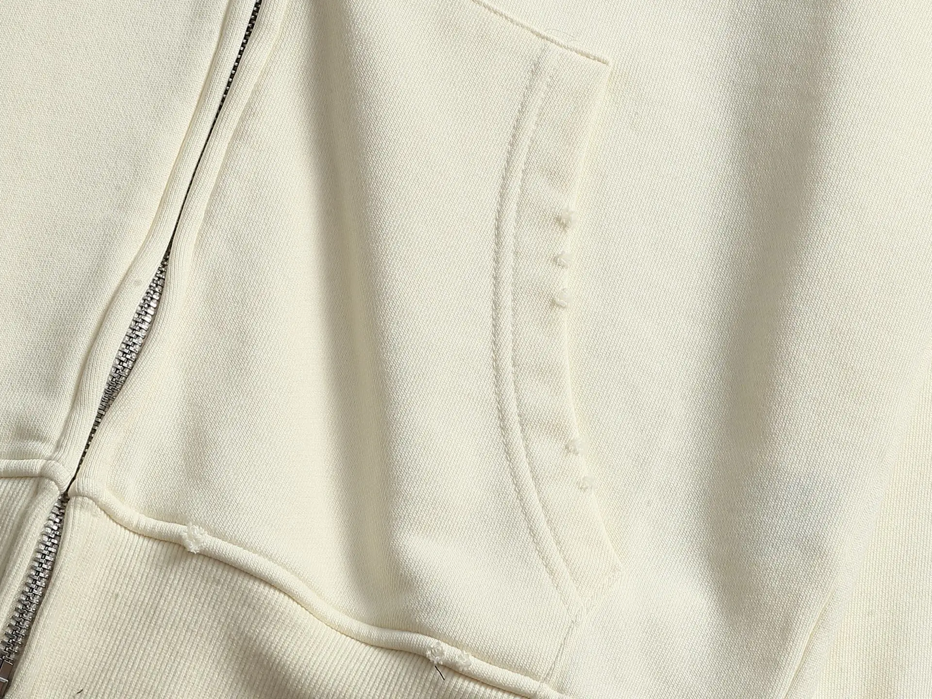 Chrome Hearts Acid-Wash Embroidered Zip-Up Hoodie D24521995 — view 4